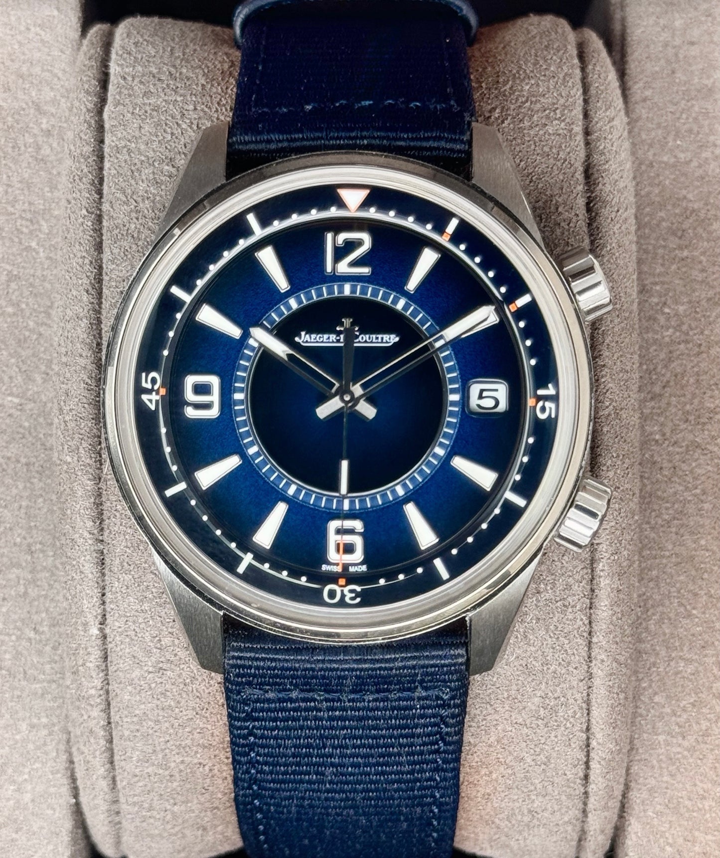 2026 Jaeger-LeCoultre Date Polaris 40mm Q9128981 Stainless Steel Blue Dial