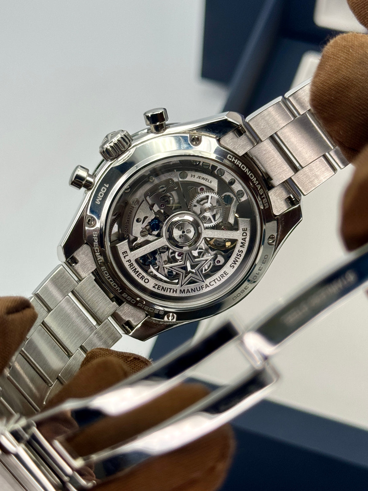 2023 Zenith Chronomaster Sport 41mm 03.3105.3600/52.M3100 Stainless Steel Blue Dial
