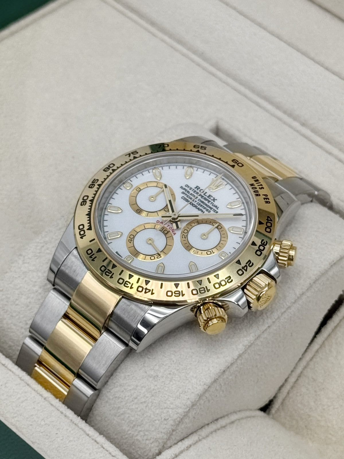 2020 Rolex Daytona 40mm 116503 Two-Tone White Dial