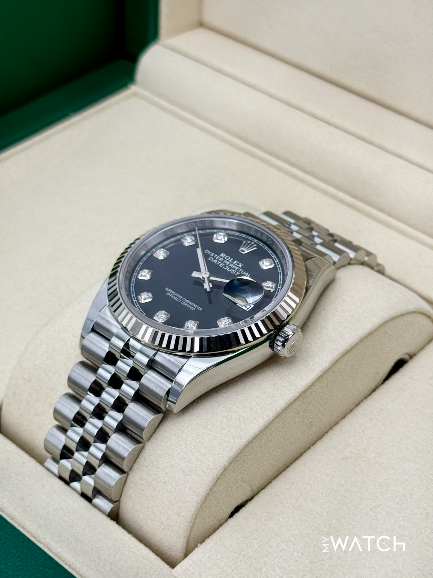 NEW 2025 Rolex Datejust 36mm 126234 Jubilee Black Diamond Dial