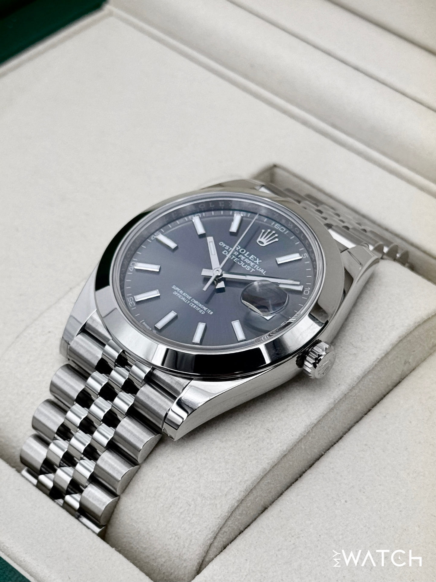 NEW 2025 Rolex Datejust 41mm 126300 Stainless Steel Jubilee Rhodium Dial