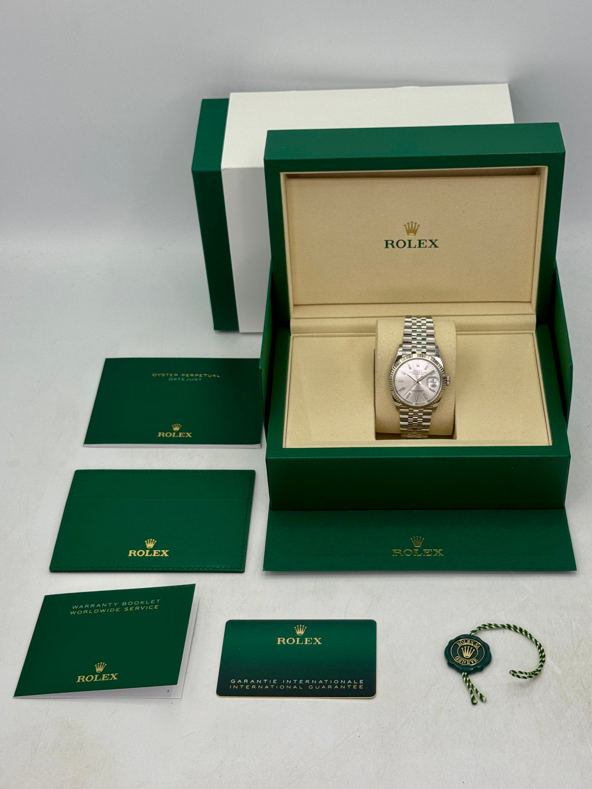 2025 Rolex Datejust 36mm 126234 Stainless Steel Jubilee Silver Dial - MyWatchLLC