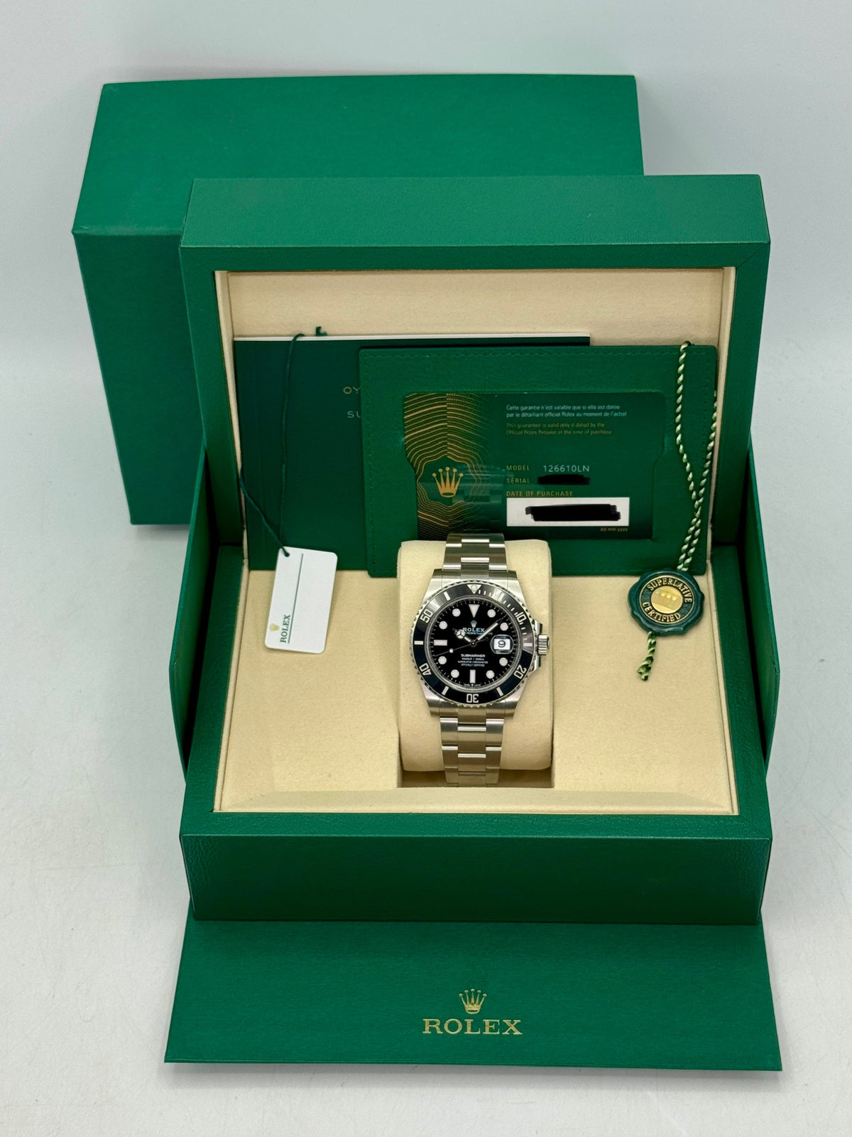 2025 Rolex Submariner 41mm 126610LN Stainless Steel Black Dial