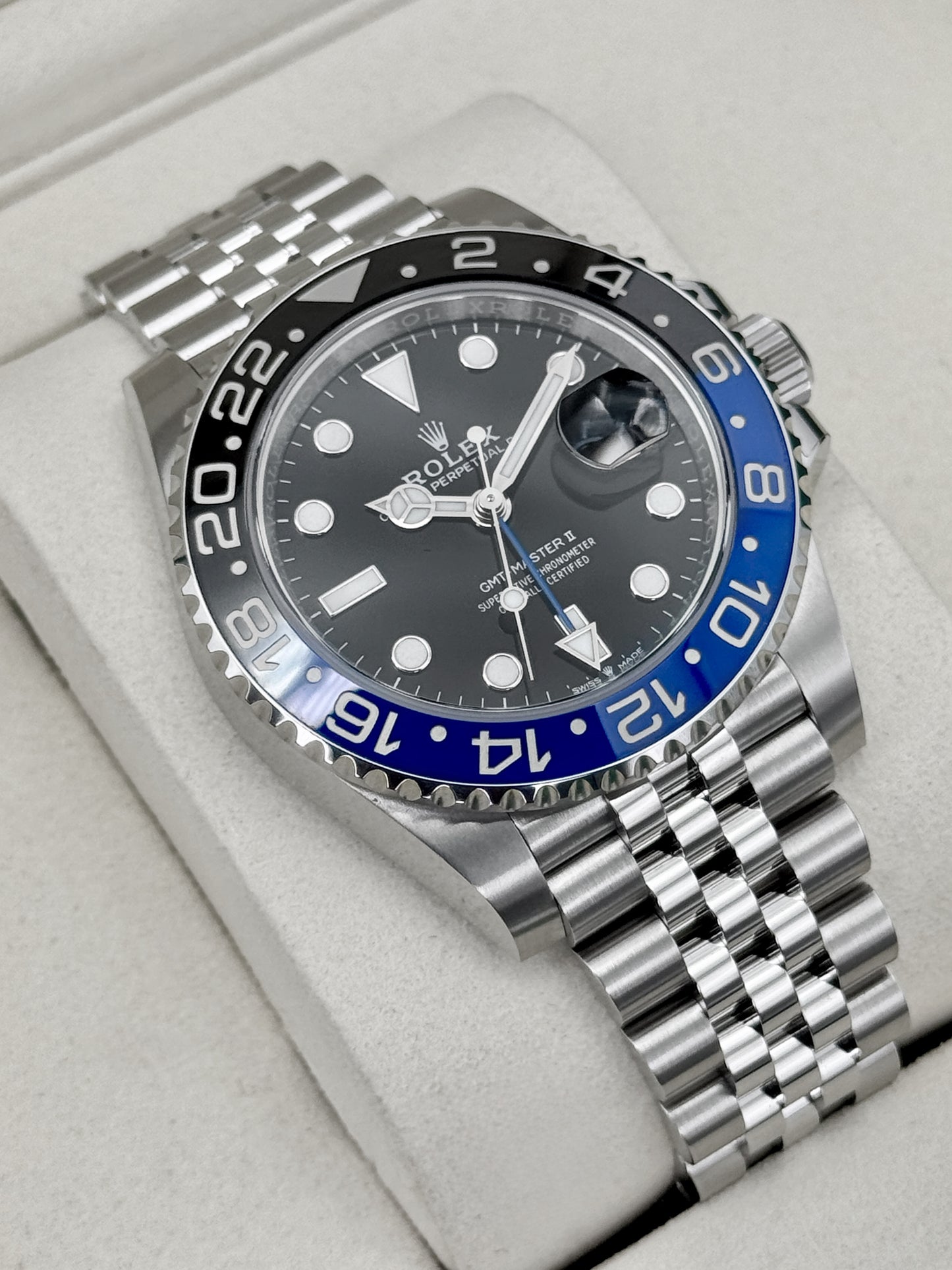 NEW 2026 Rolex GMT-Master II "Batgirl" 40mm 126710BLNR Jubilee