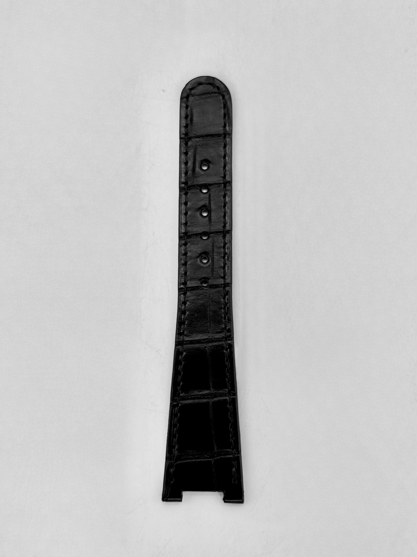 Patek Philippe Golden Ellipse Black Alligator Leather Strap