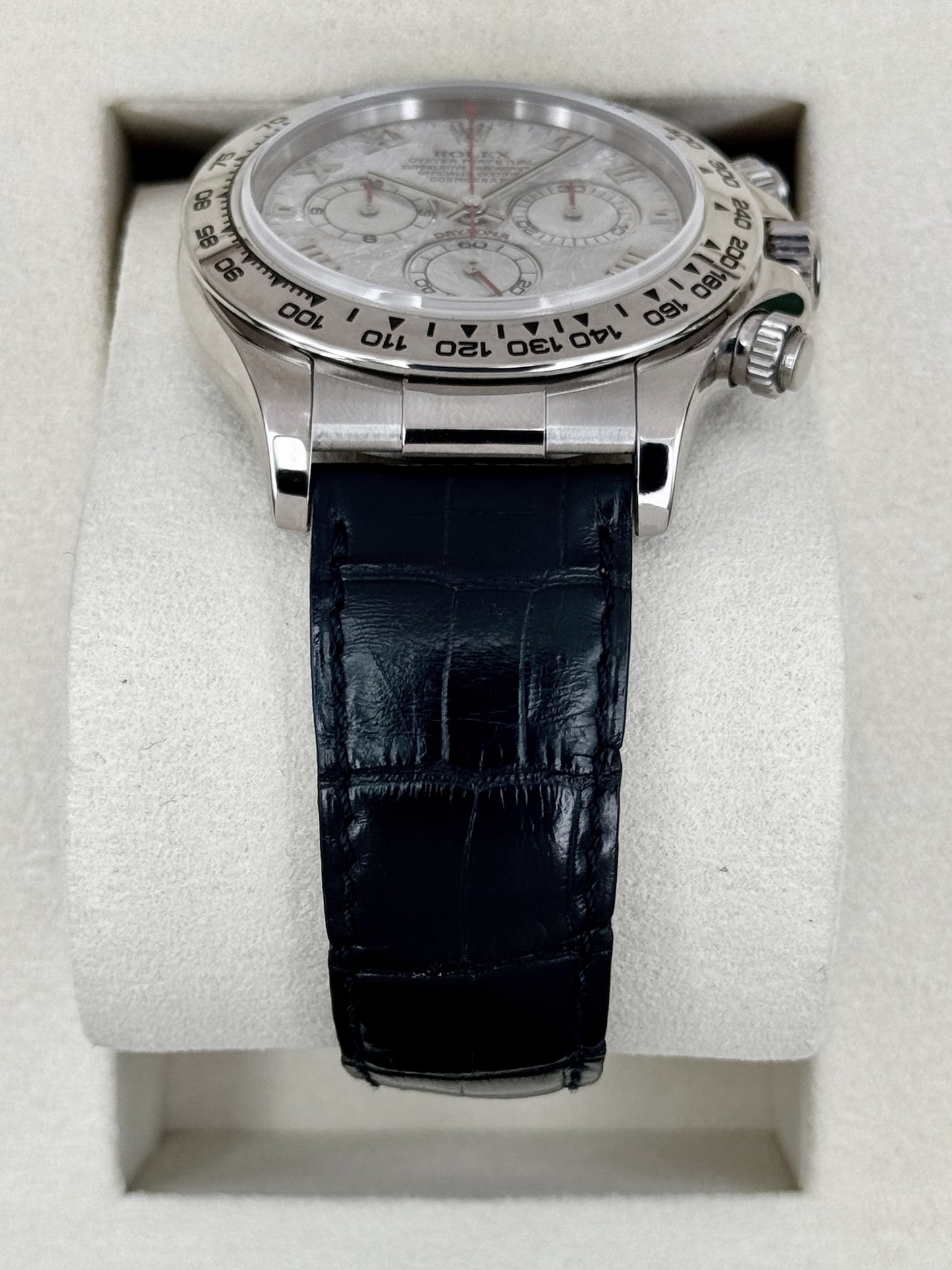 2003 Rolex Daytona 40mm 116519 White Gold Meteorite Dial
