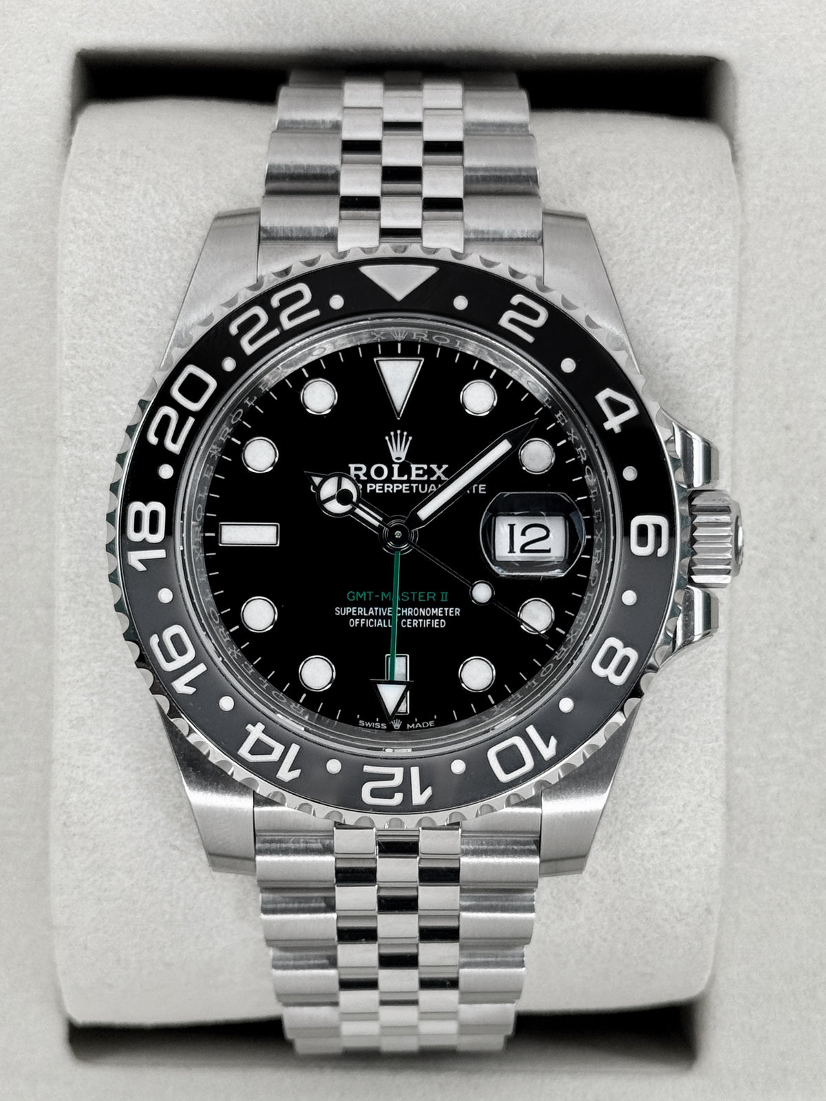 NEW 2026 Rolex GMT-Master II Bruce Wayne 40mm 126710GRNR Jubilee (NEW STYLE CARD)