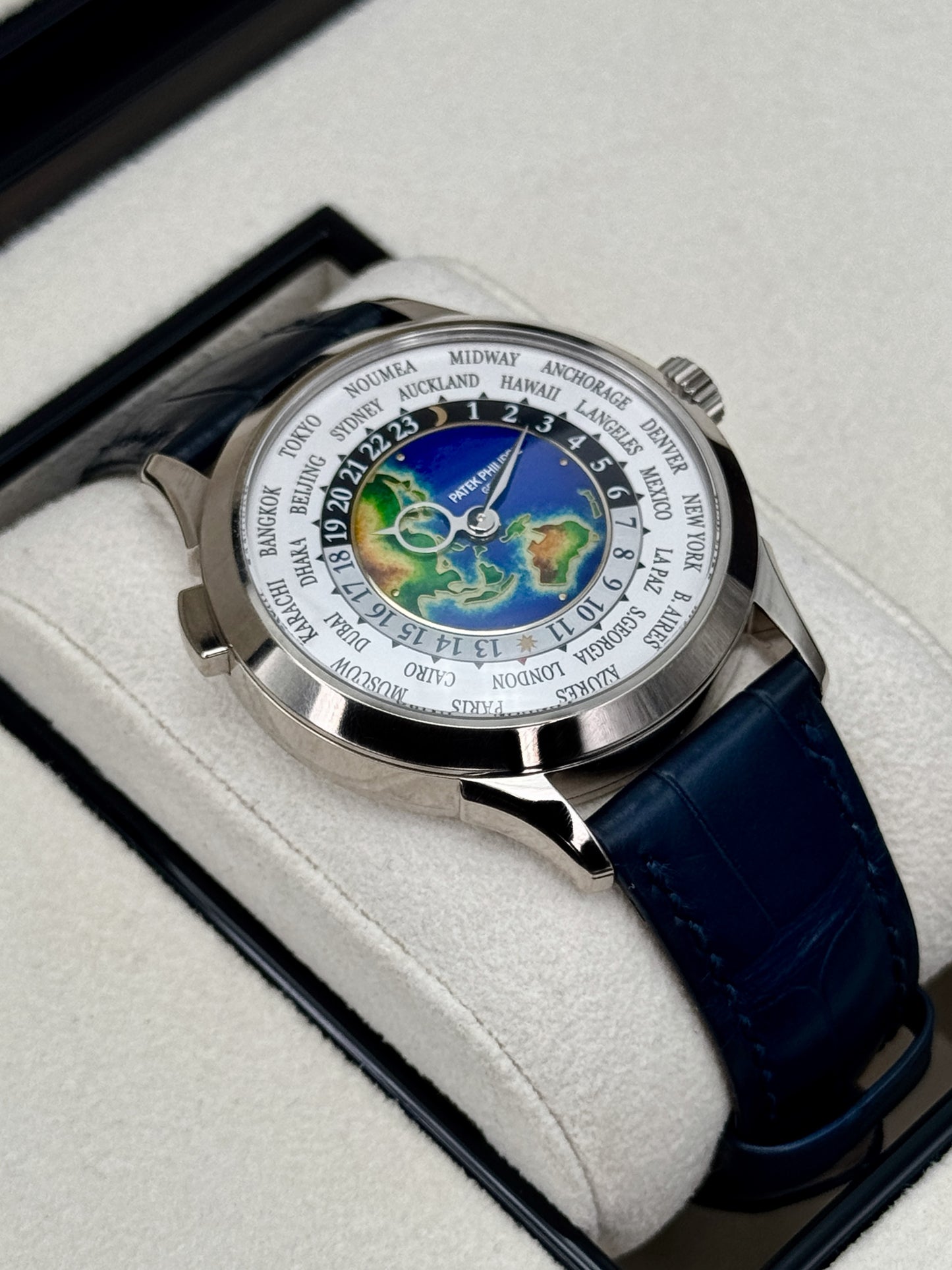 2024 Patek Philippe World Time Complications 38.5mm 5231G White Gold White Dial