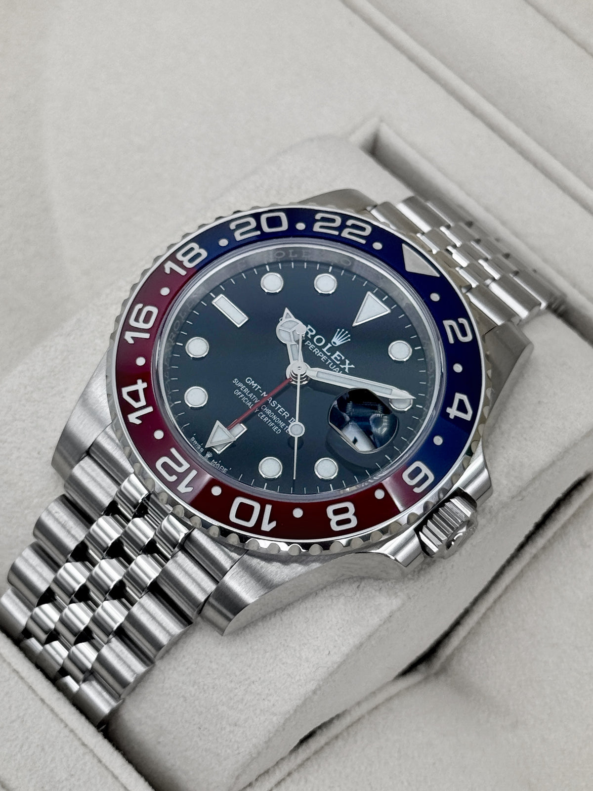 2022 Rolex GMT-Master II Pepsi 40mm 126710BLRO Jubilee