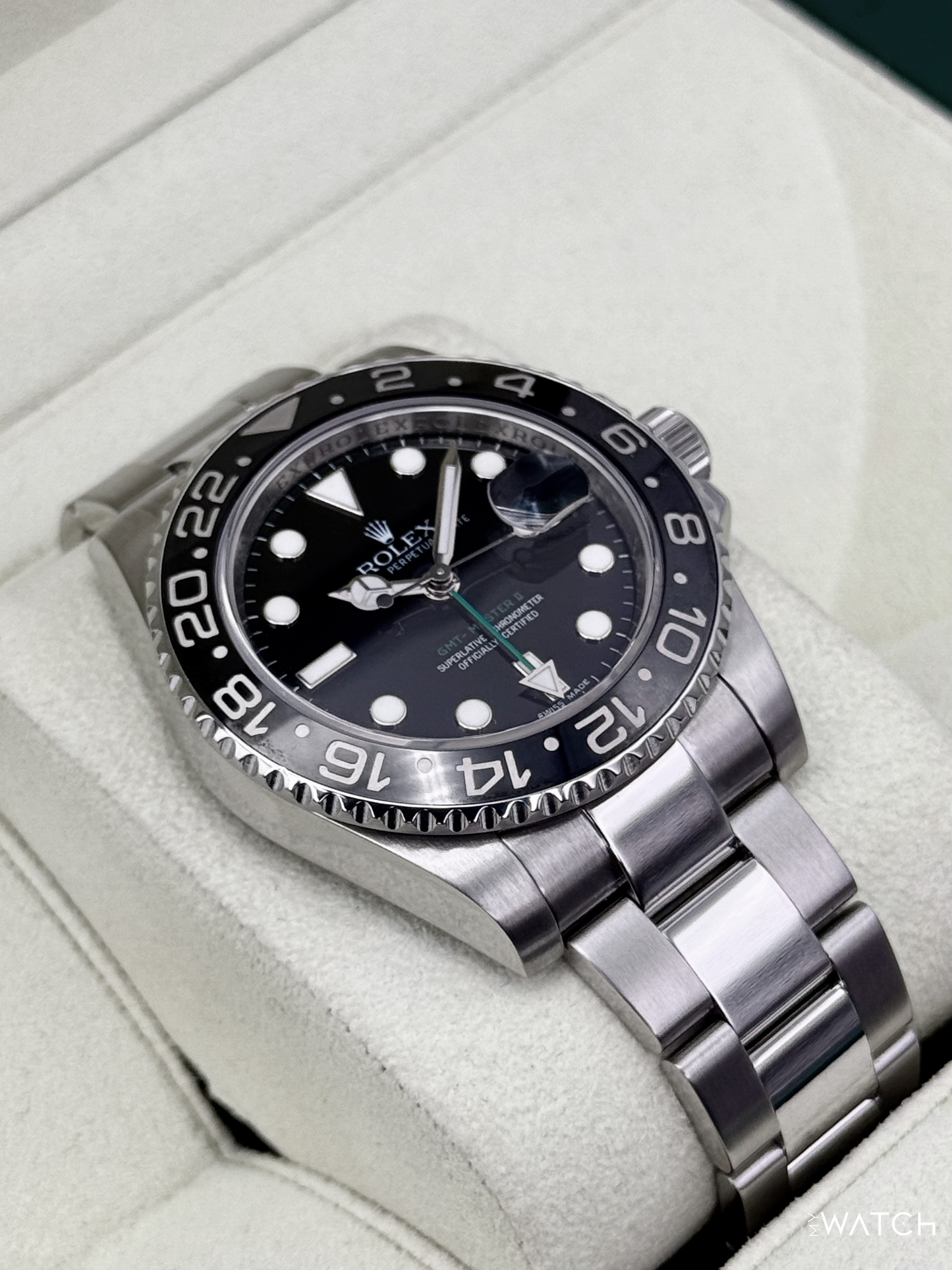 2008 Rolex GMT-Master II 40mm 116710LN Stainless Steel Black Dial - MyWatchLLC