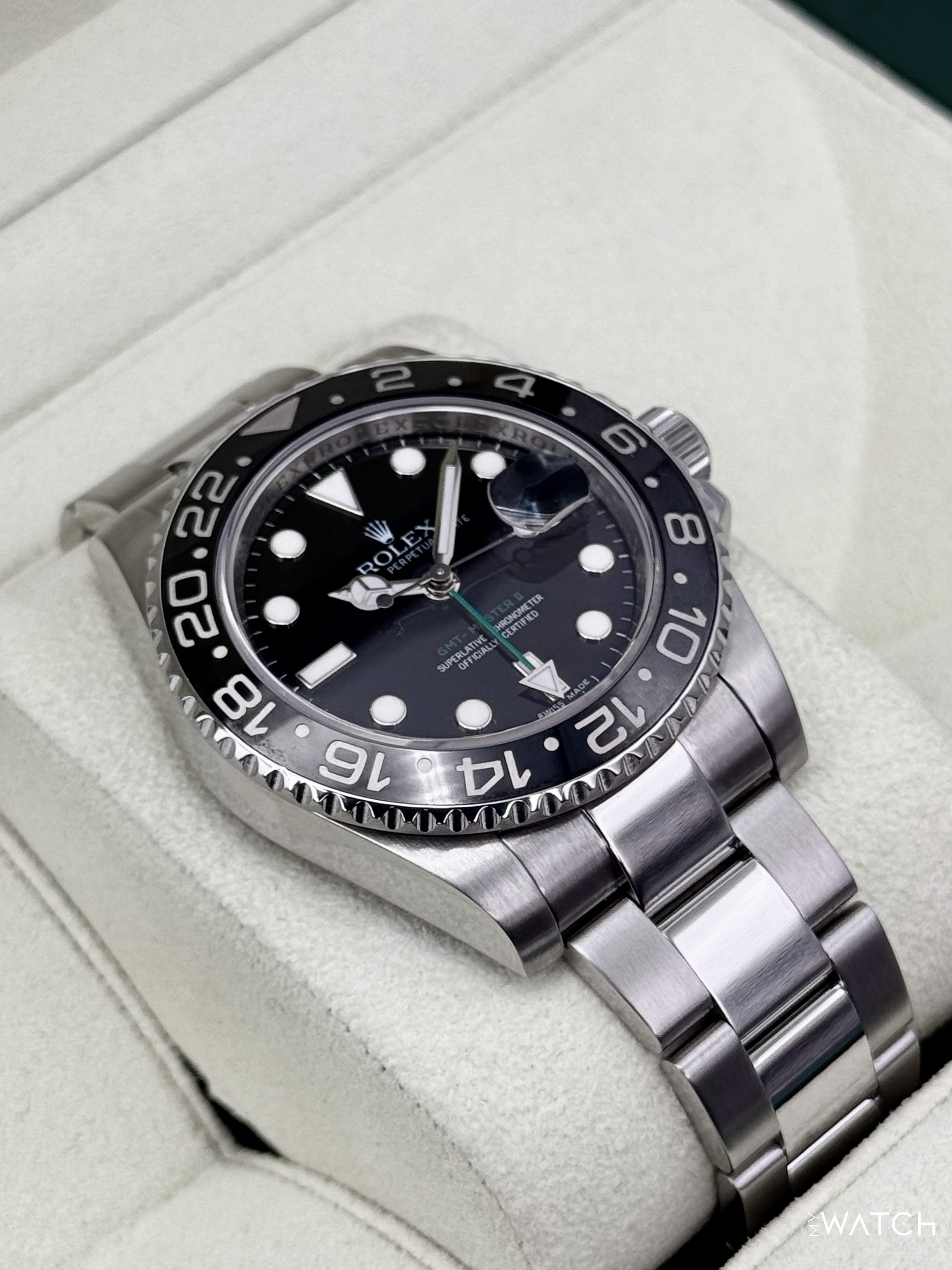 2008 Rolex GMT-Master II 40mm 116710LN Stainless Steel Black Dial - MyWatchLLC