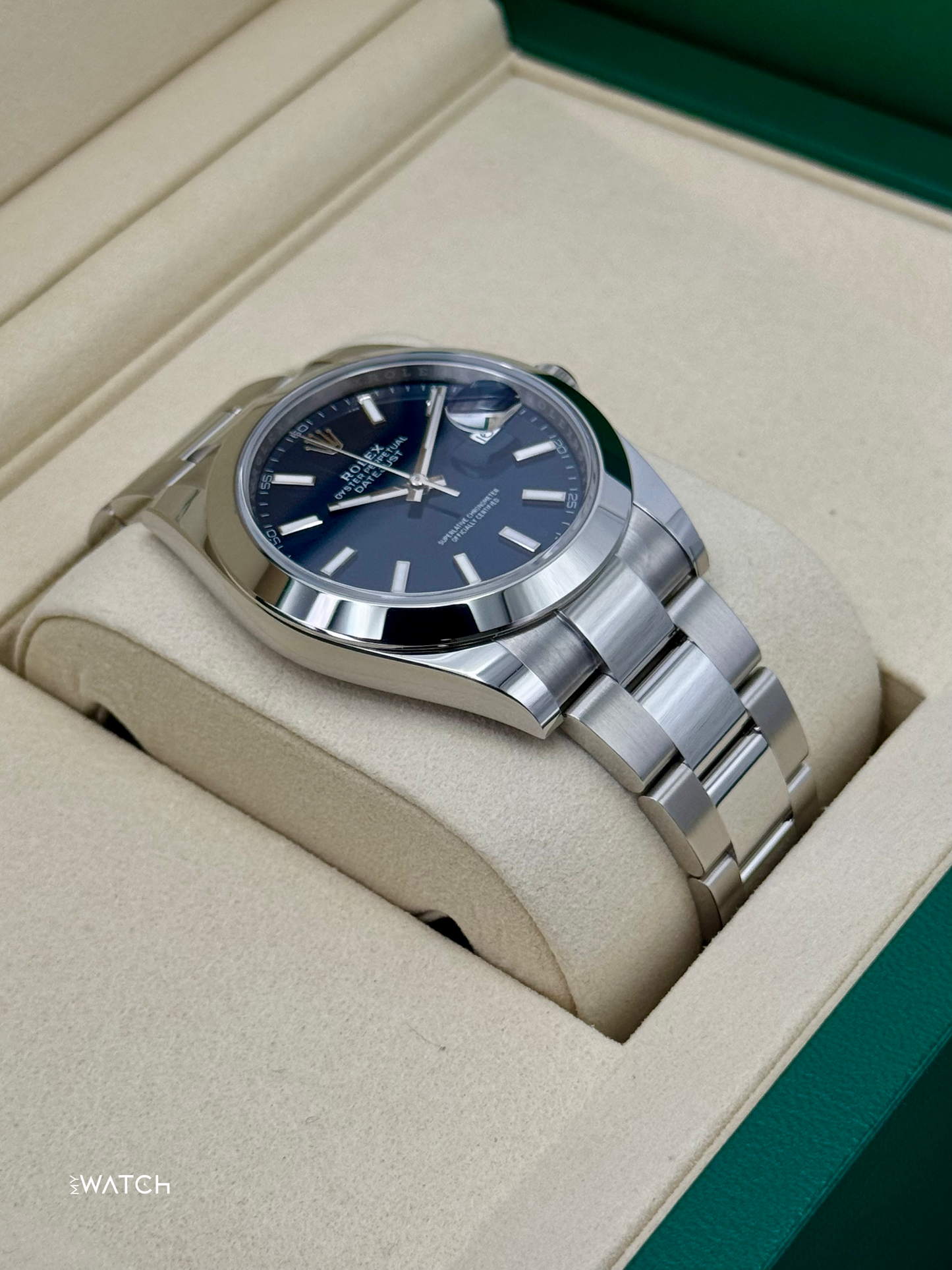 NEW 2025 Rolex Datejust 41mm 126300 Stainless Steel Oyster Blue Dial