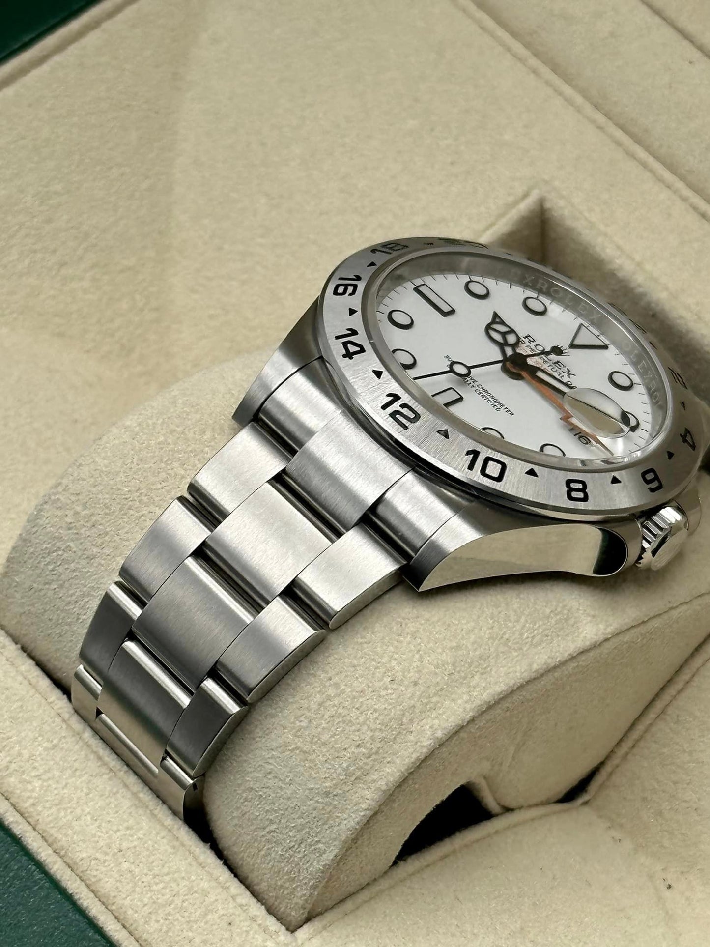 NEW 2023 Rolex Explorer II 226570 Stainless Steel White Polar Dial - MyWatchLLC