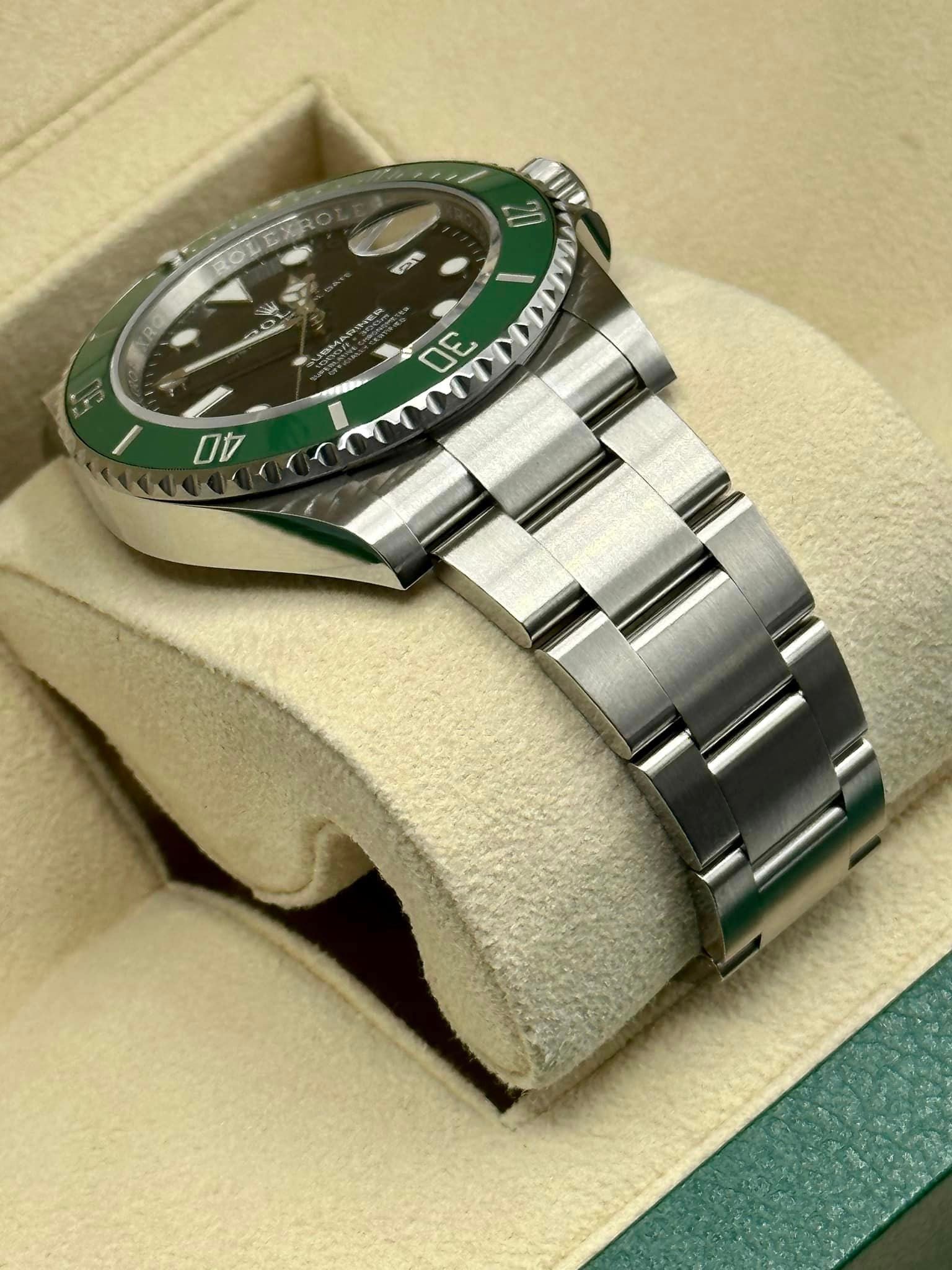 NEW 2023 Rolex Submariner "Starbucks" 126610LV Stainless Steel Oyster - MyWatchLLC