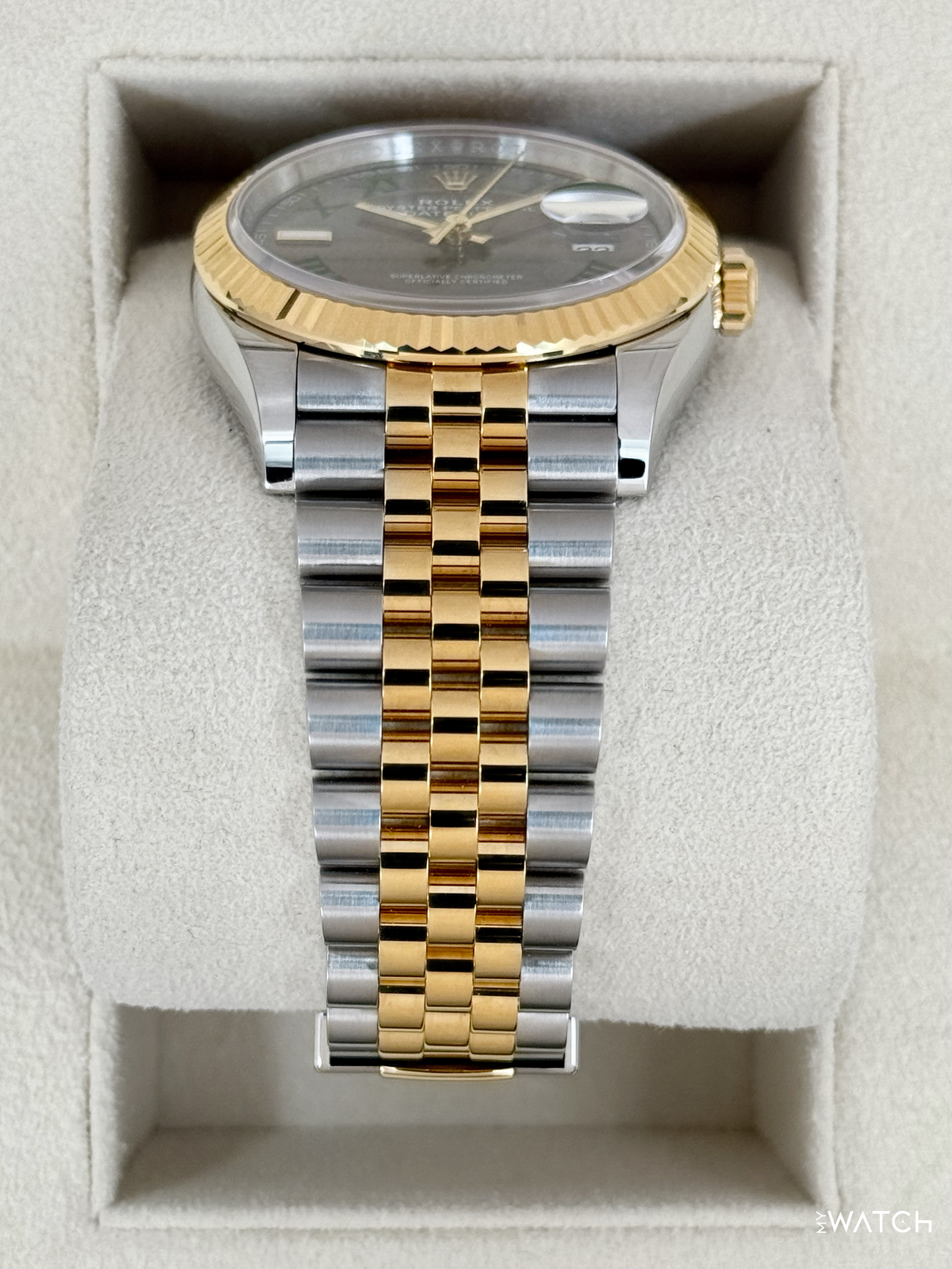 2025 Rolex Datejust 36mm 126233 Two-Tone Jubilee Wimbledon Dial - MyWatchLLC