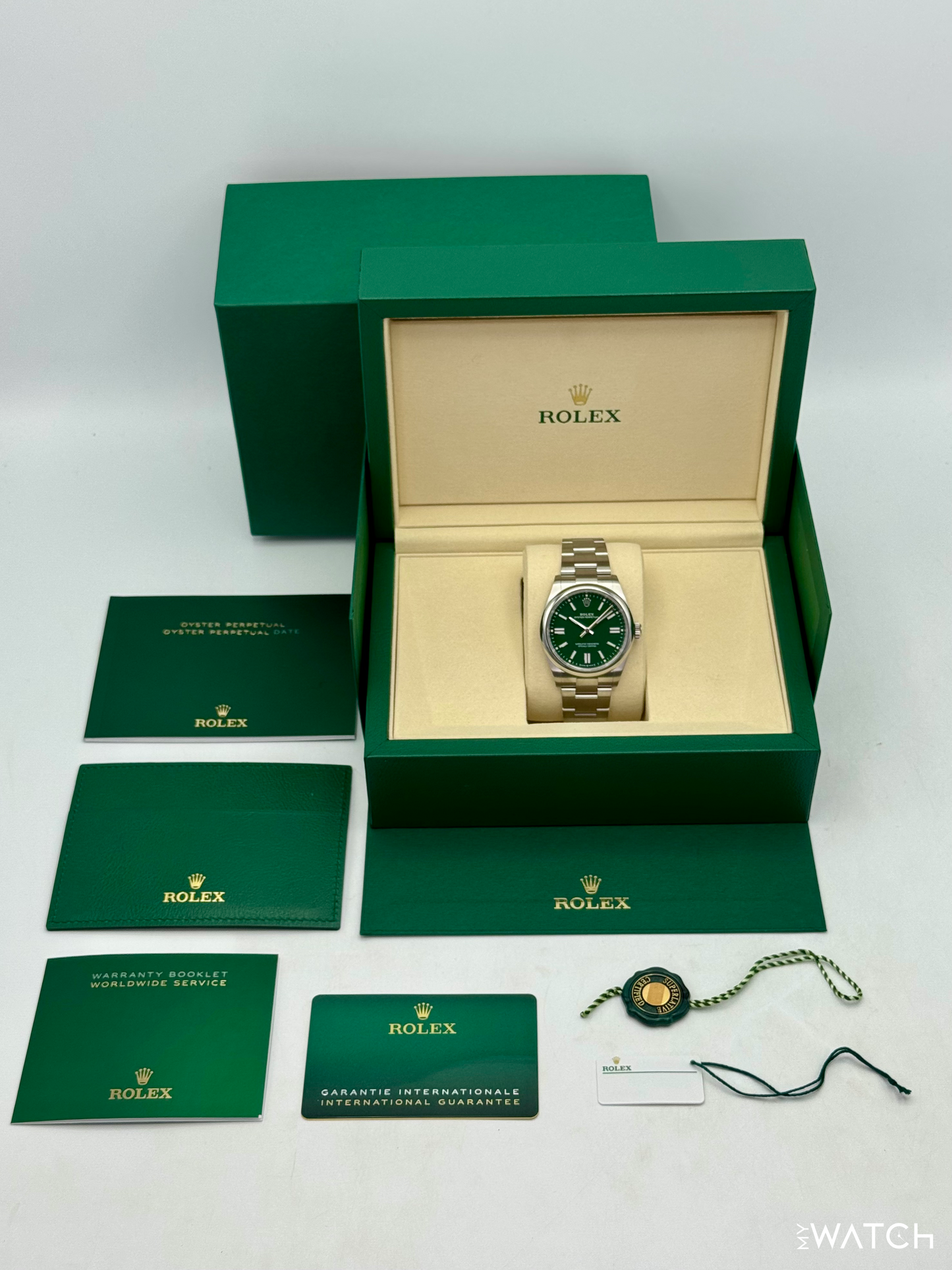 NEW 2026 Rolex Oyster Perpetual 41mm 134300 Green Dial