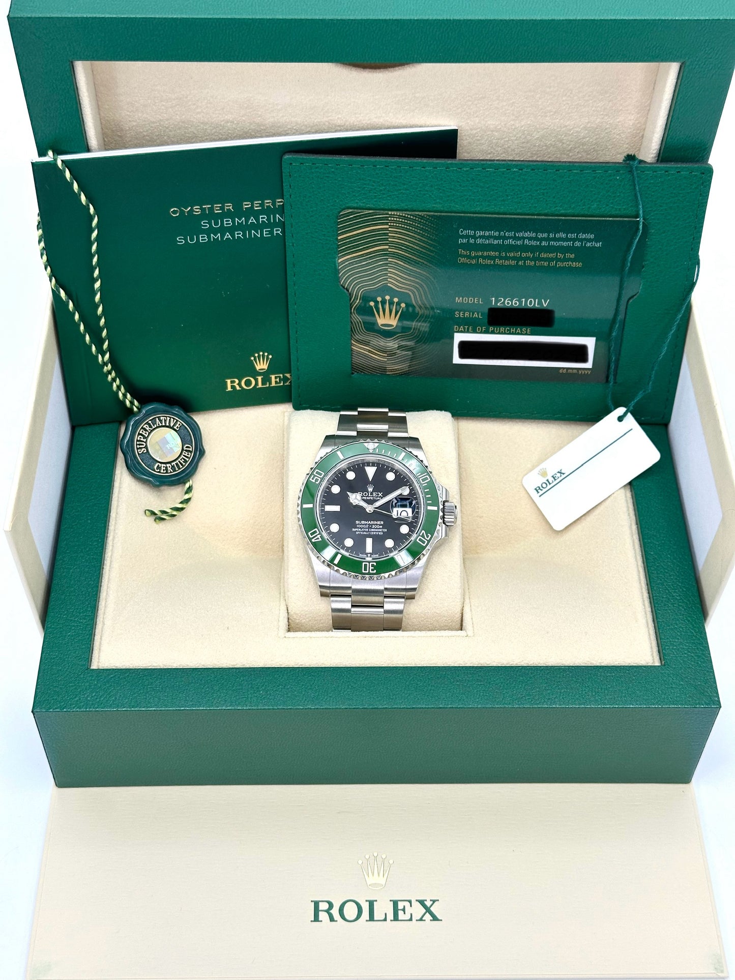 NEW 2024 Rolex Submariner "Starbucks" 40mm 126610LV Black Dial - MyWatchLLC