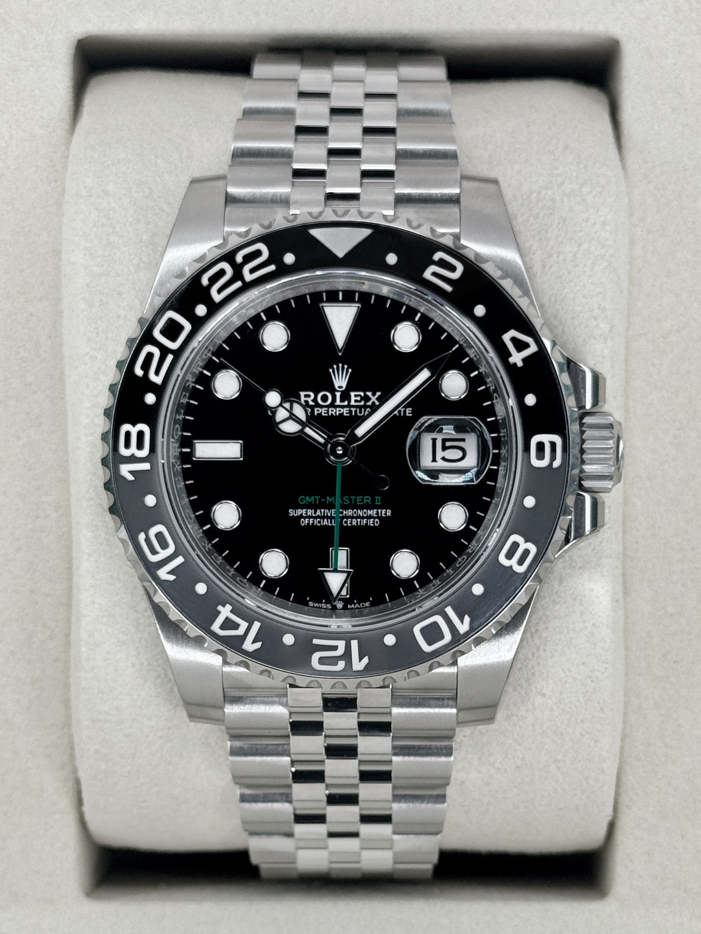 NEW 2026 Rolex GMT-Master II "Bruce Wayne" 40mm 126710GRNR Jubilee (STICKERED)