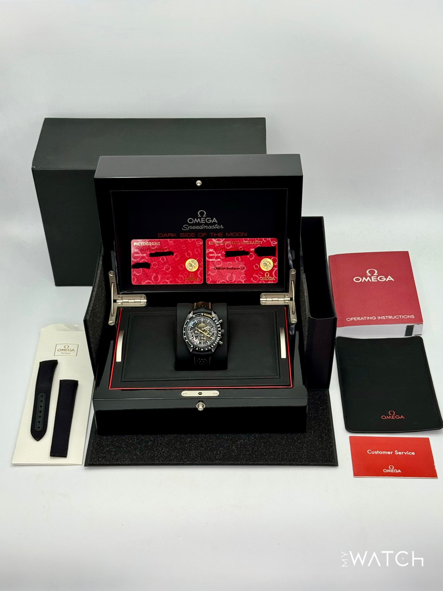 2021 Omega Speedmaster Dark Side Of The Moon 44.25mm Black Ceramic - MyWatchLLC