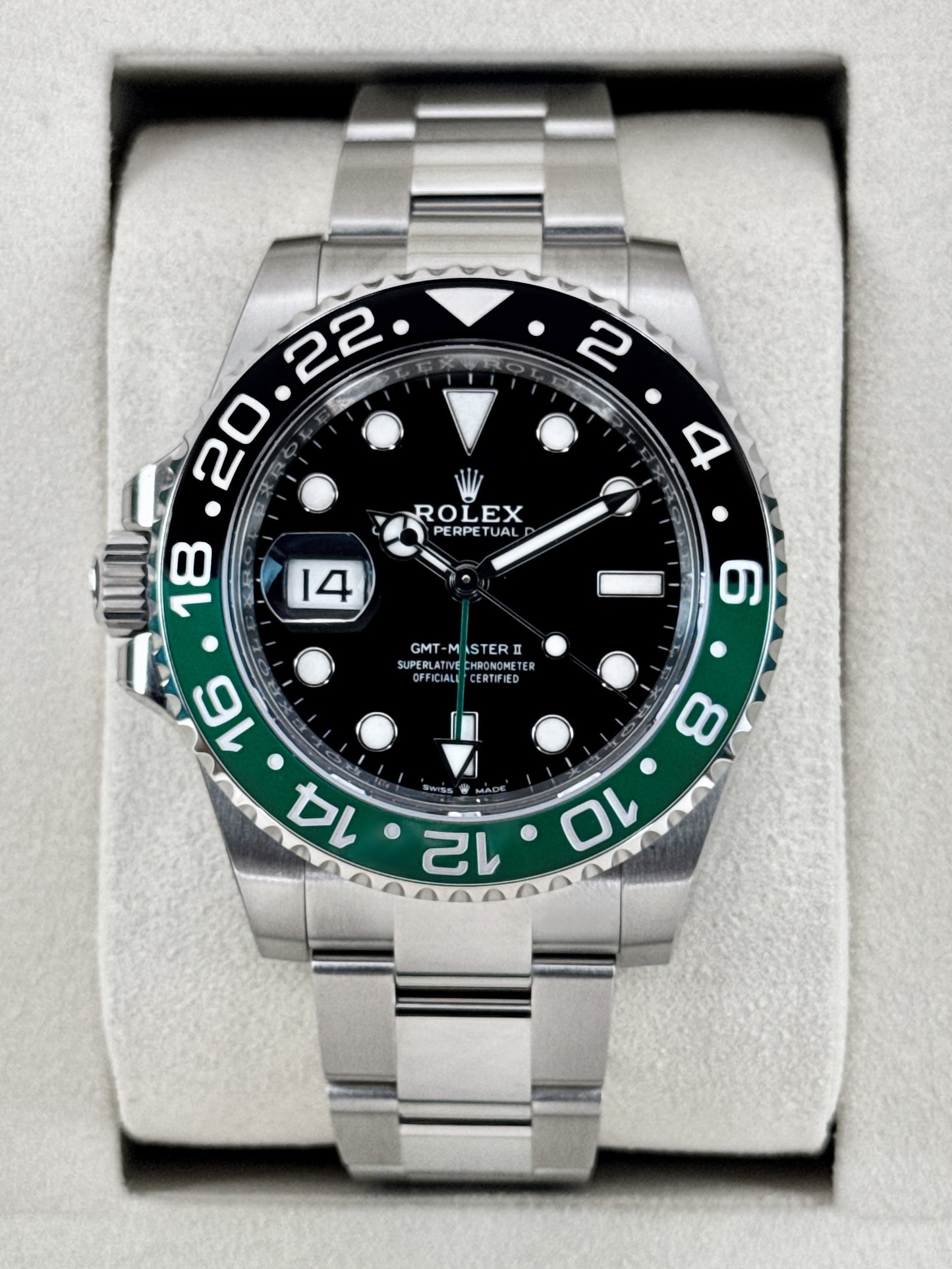 NEW 2026 Rolex GMT-Master II Sprite 40mm 126720VTNR Oyster (STICKERED)
