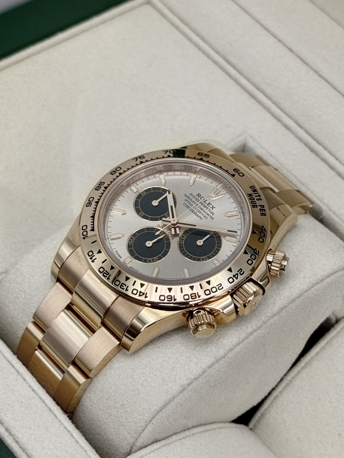 2023 Rolex Daytona 40mm 126505 Rose Gold Sundust Dial (CPO)
