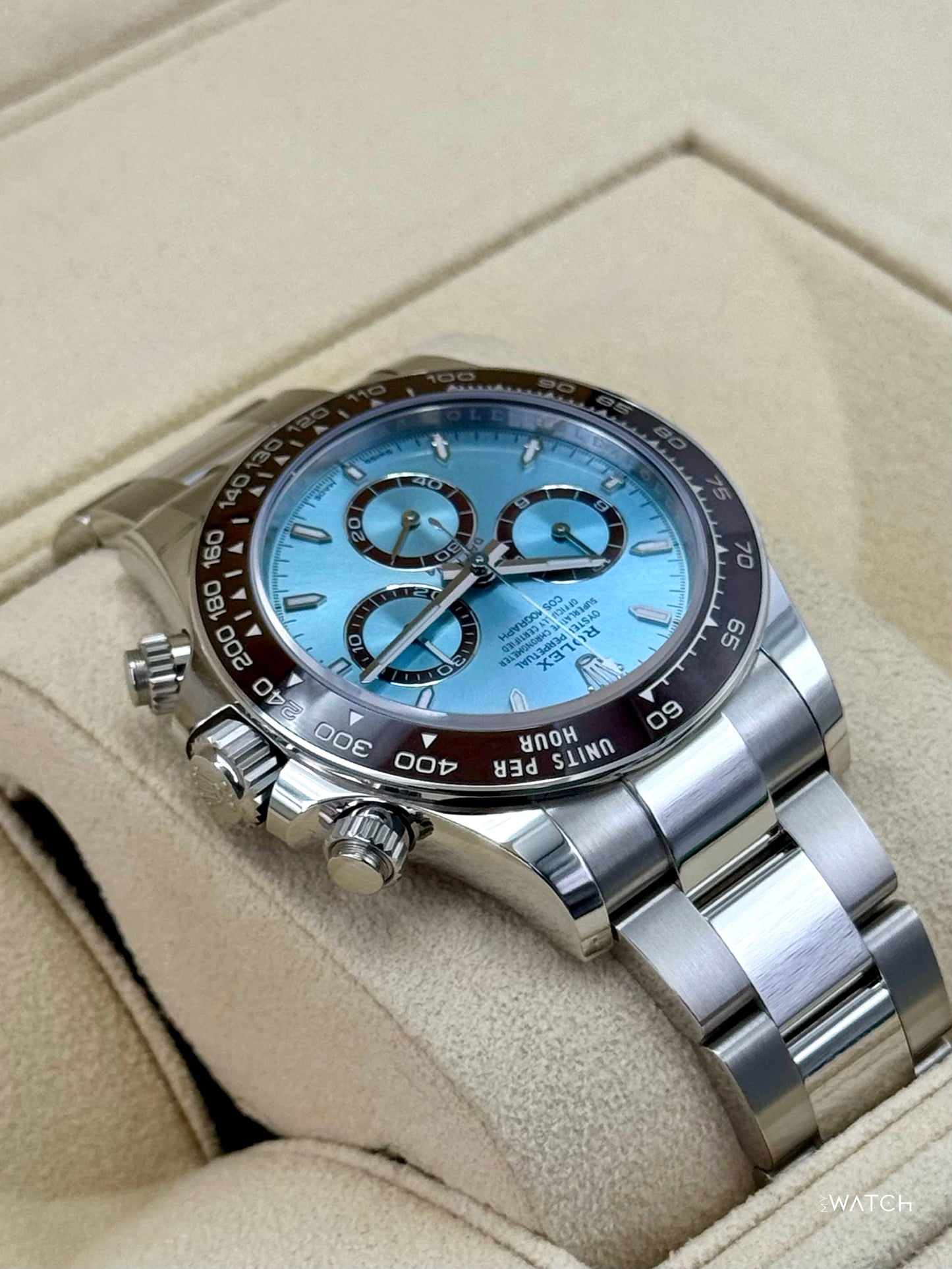 NEW 2025 Rolex Daytona 40mm 126506 Platinum Ice Blue Dial - MyWatchLLC