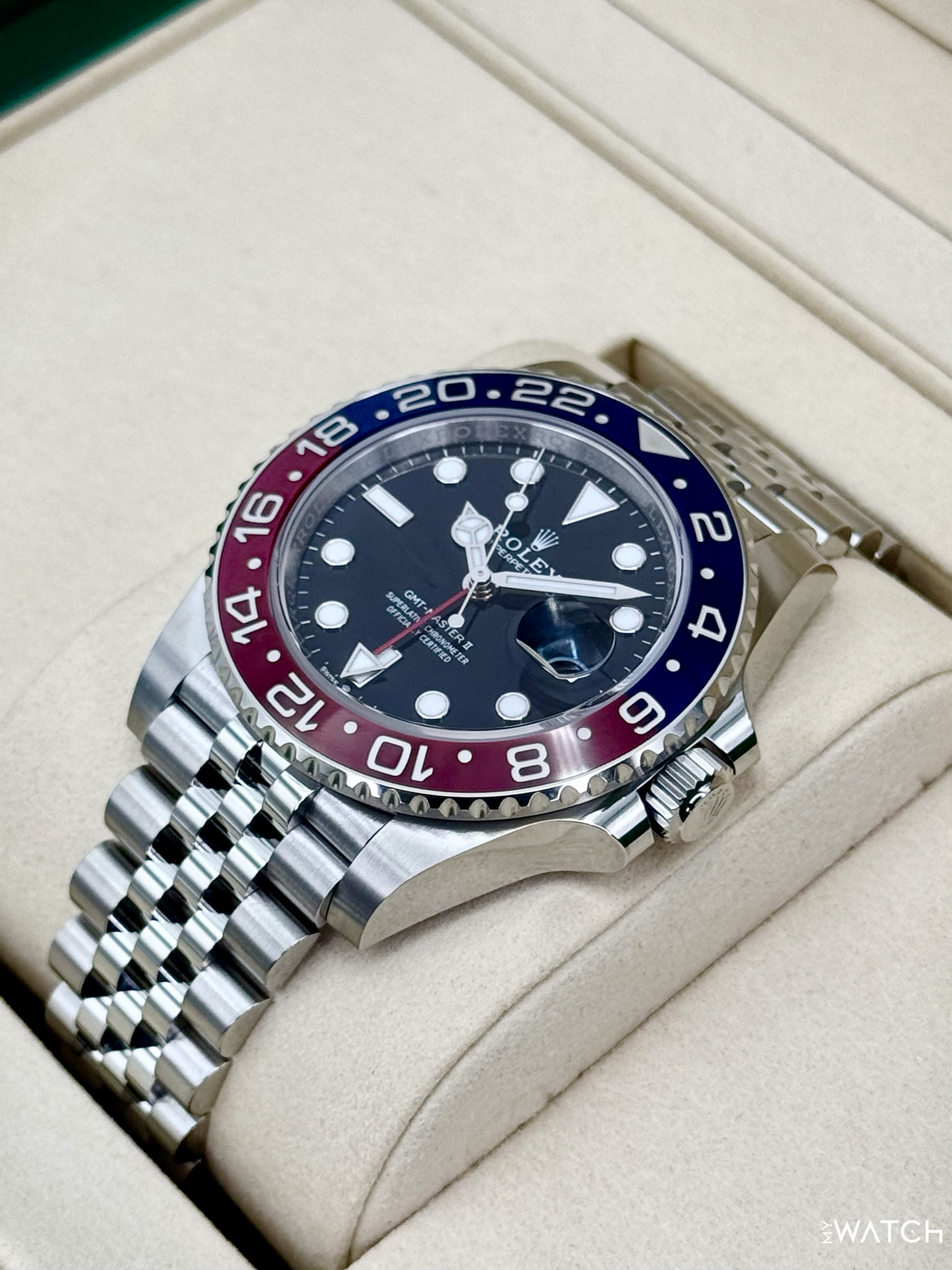 NEW 2026 Rolex GMT-Master II "Pepsi" 40mm 126710BLRO Jubilee (STICKERED) - MyWatchLLC