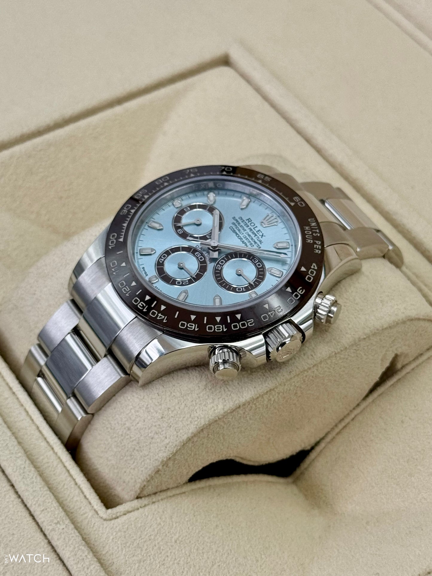 2018 Rolex Daytona 40mm 116506 Platinum Ice Blue Dial