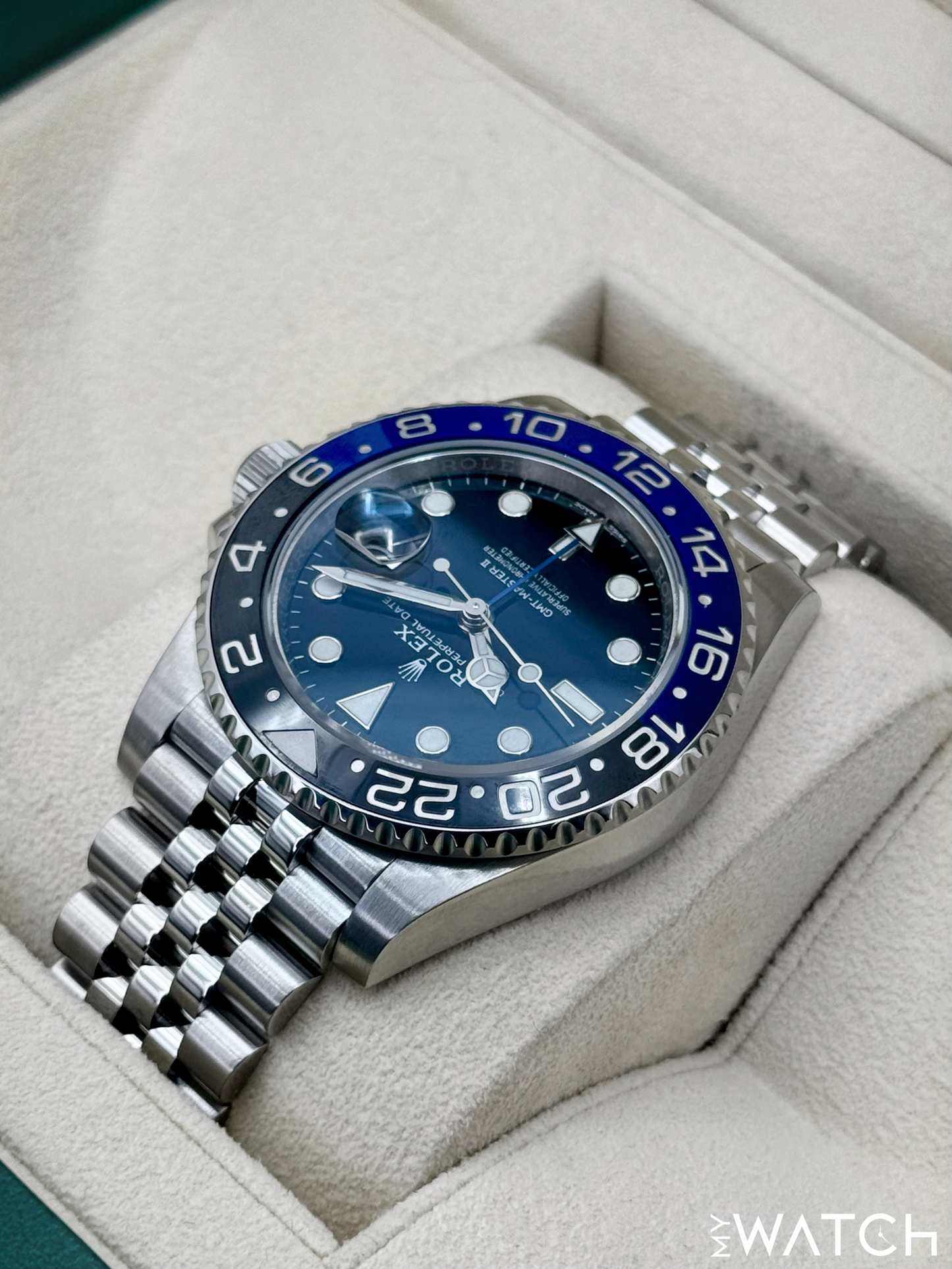 2022 Rolex GMT-Master II "Batgirl" 40mm 126710BLNR Jubilee