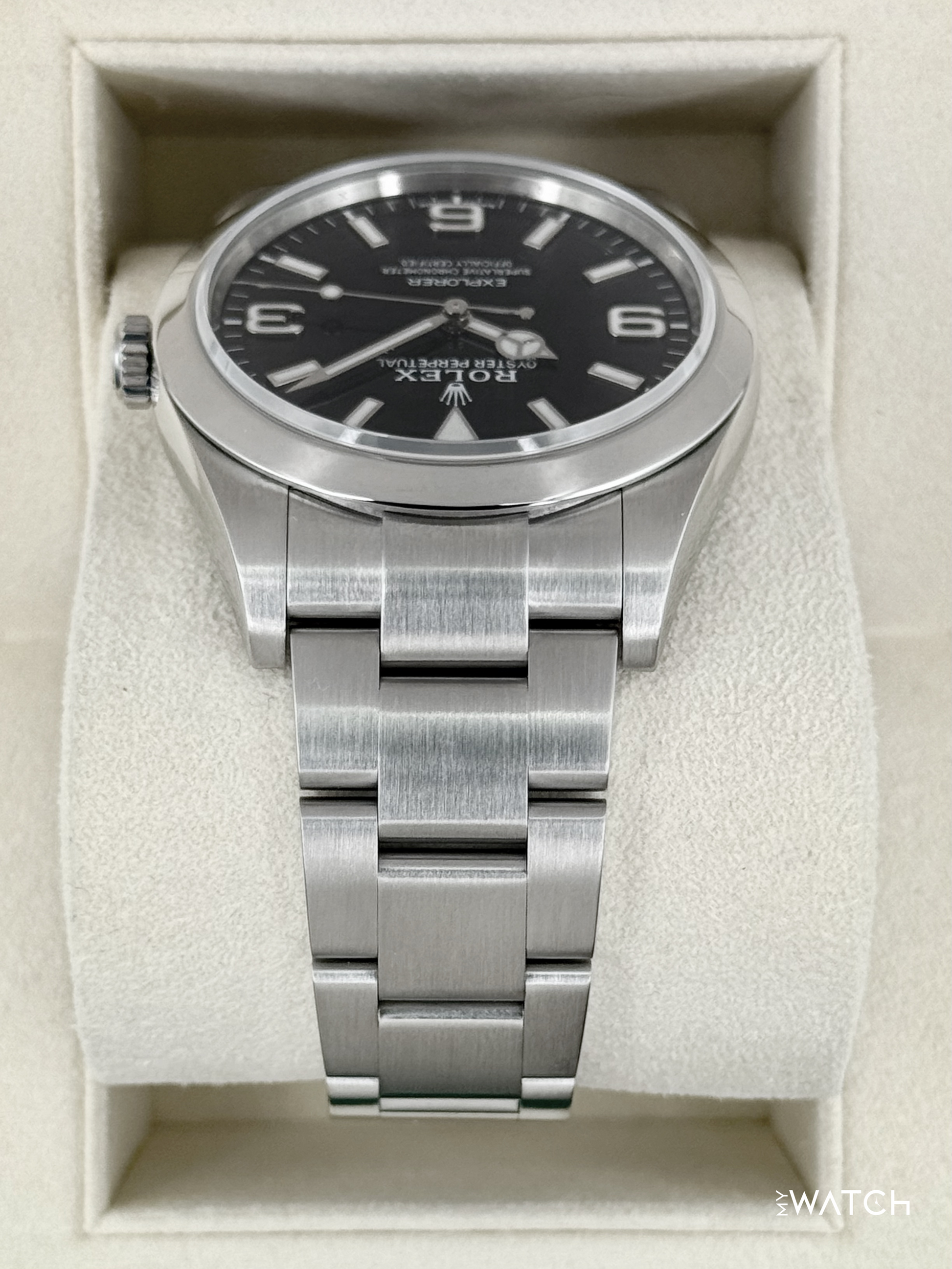 2018 Rolex Explorer 39mm 214270 Stainless Steel Black Dial - MyWatchLLC