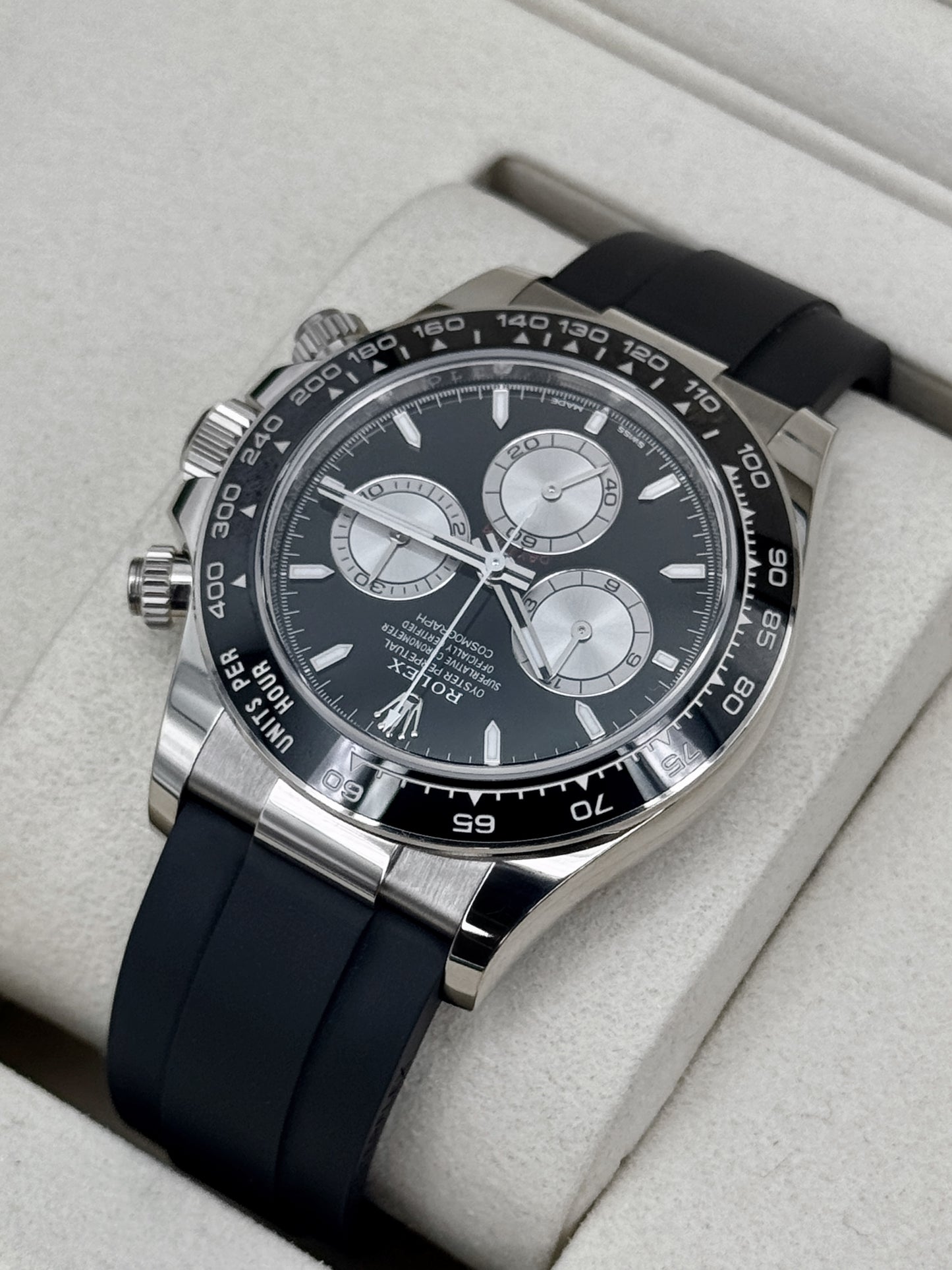 2024 Rolex Daytona "Baby Le Mans" 40mm 126519LN White Gold Black Dial