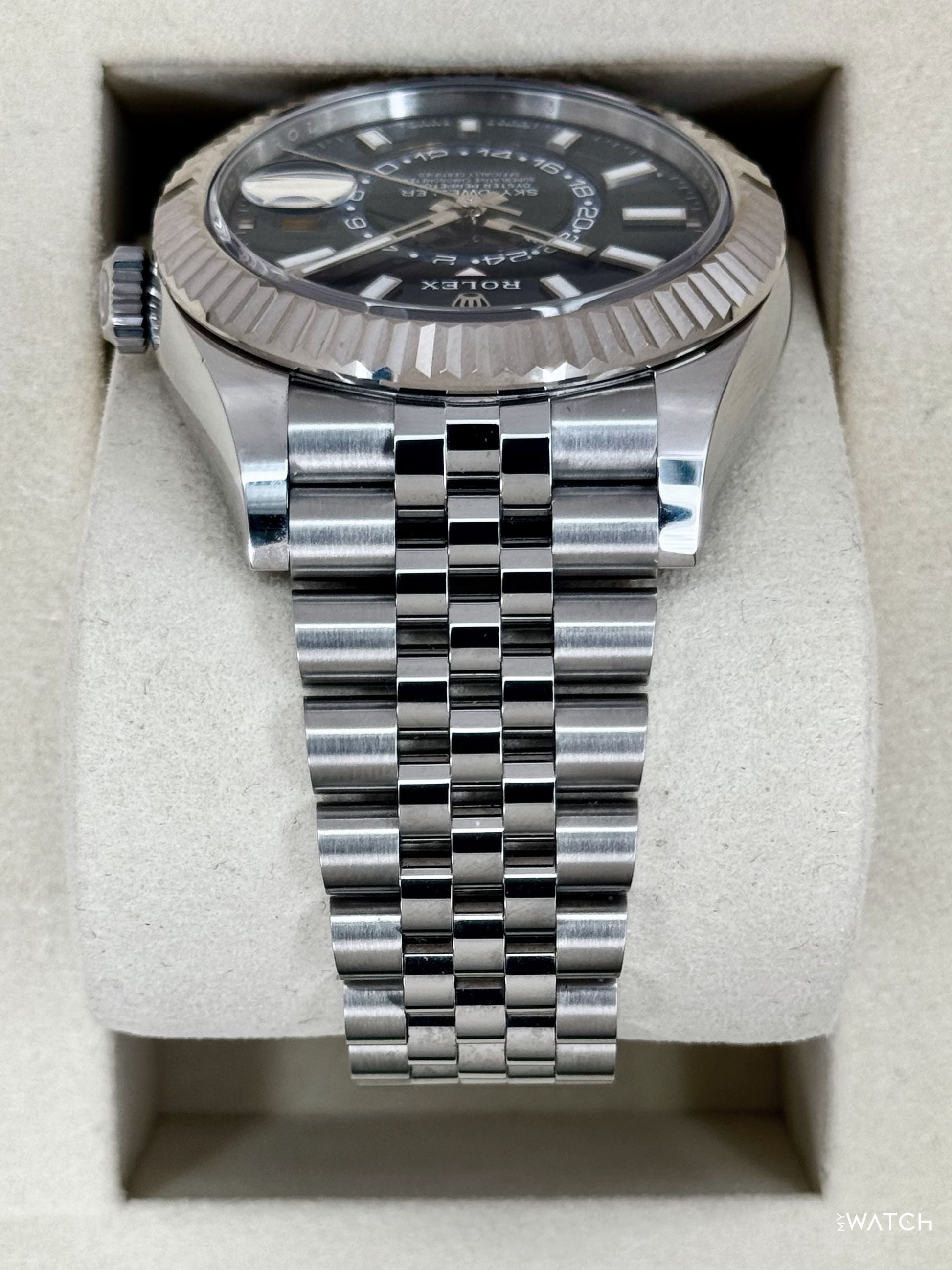 2025 Rolex Sky-Dweller 42mm 336934 Jubilee Blue Dial - MyWatchLLC