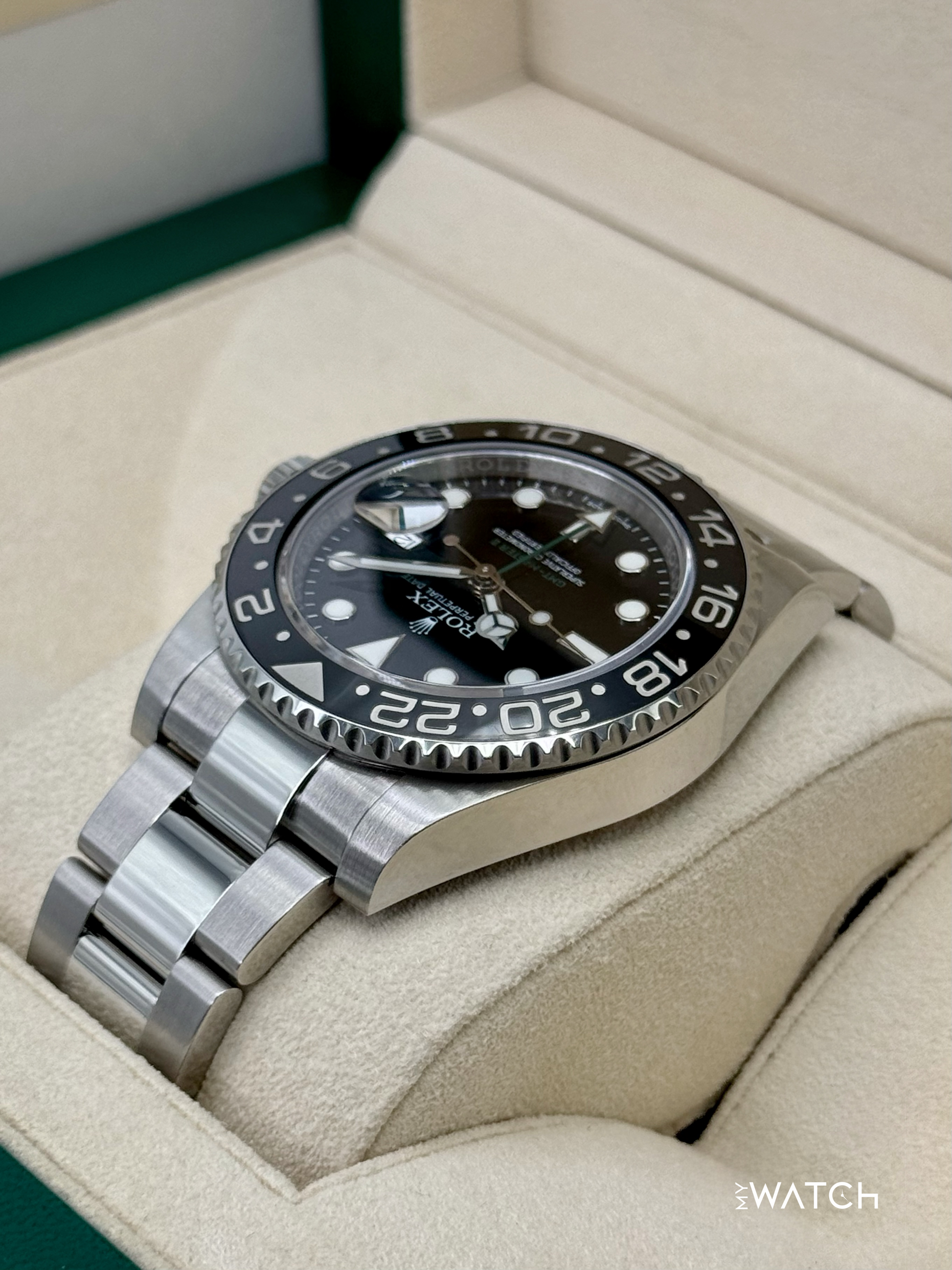 2017 Rolex GMT-Master II 40mm 116710LN Stainless Steel Black Dial (with RSC) - MyWatchLLC