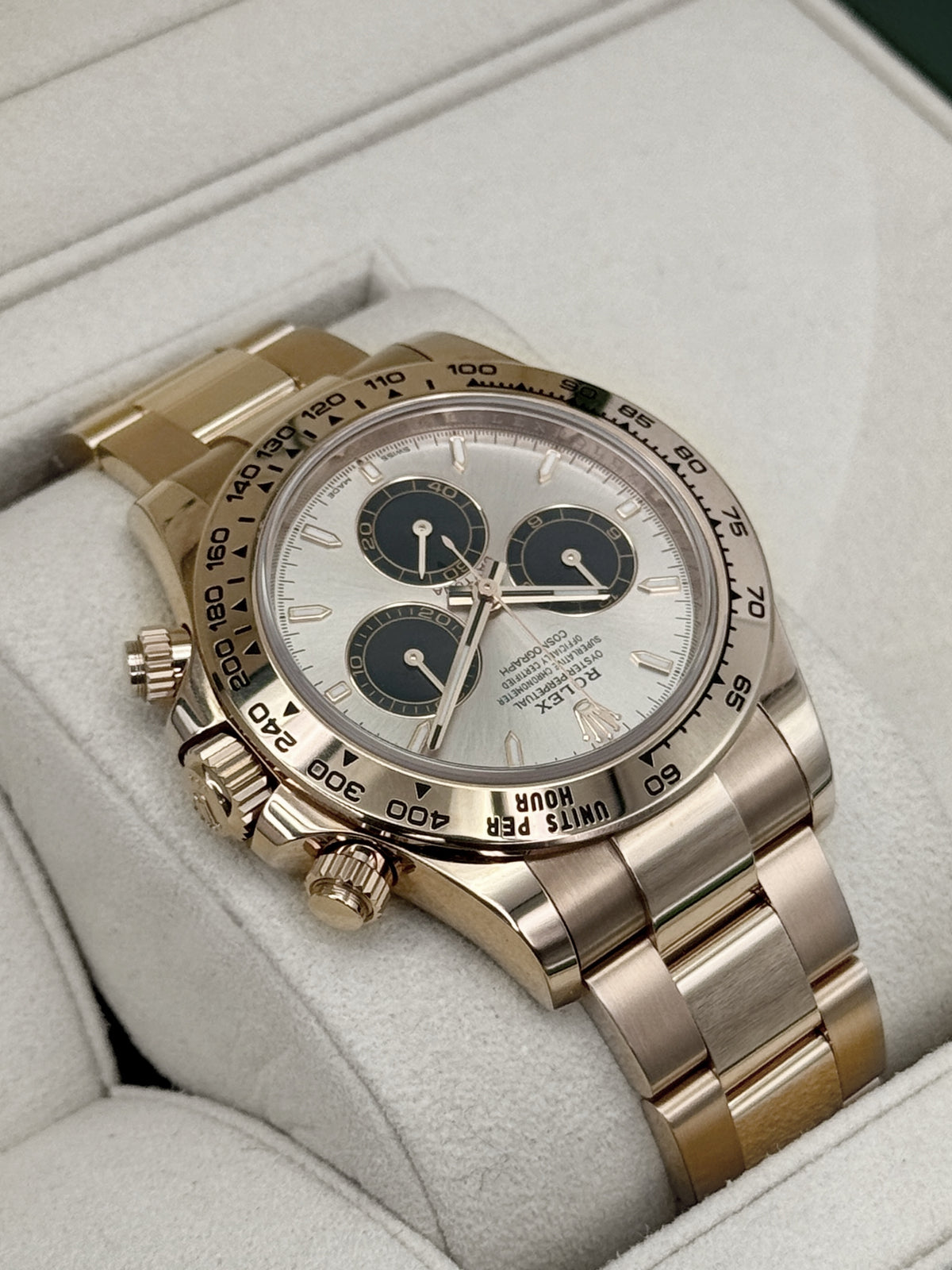 2023 Rolex Daytona 40mm 126505 Rose Gold Sundust Dial (CPO)