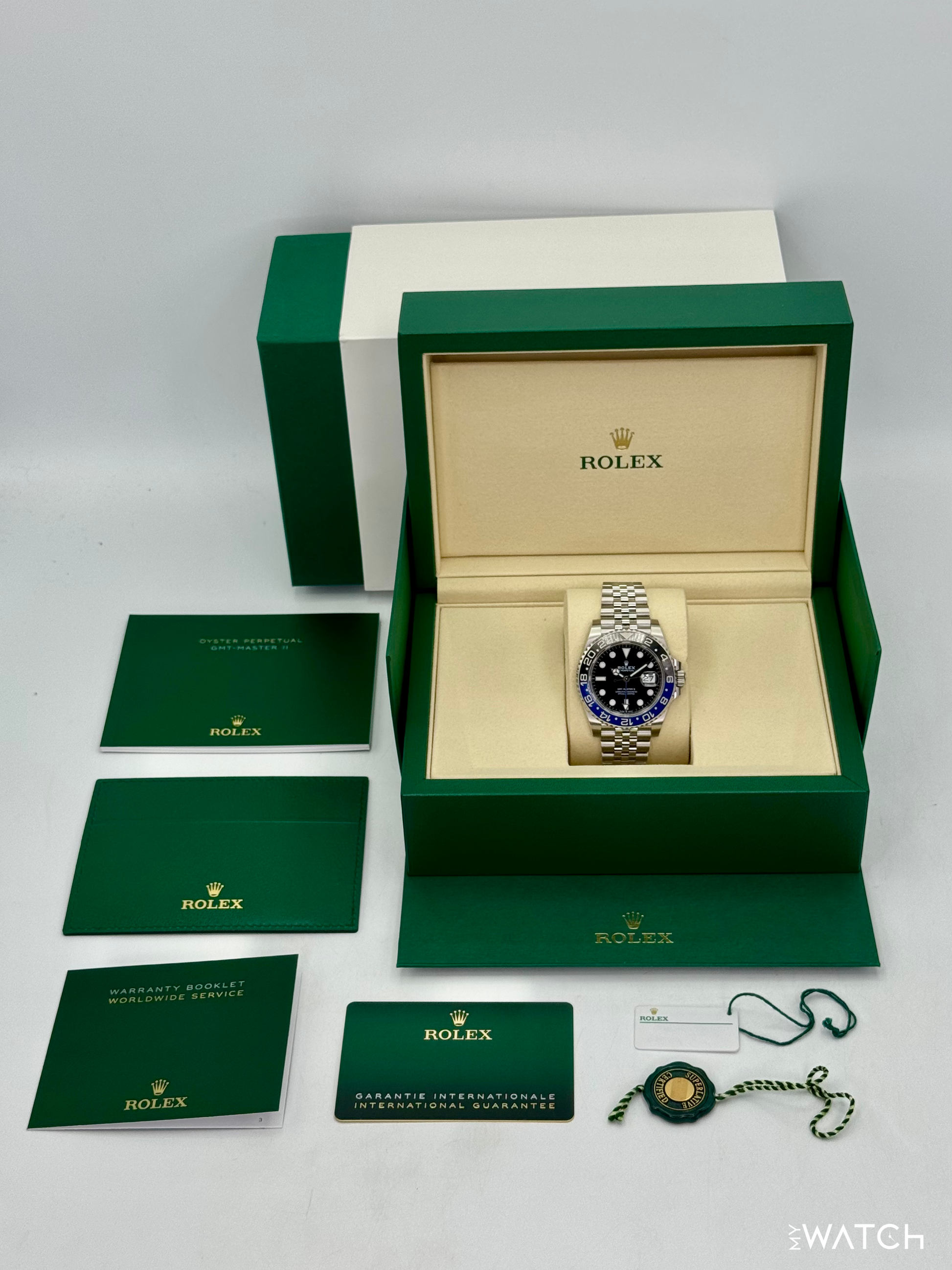 NEW 2026 Rolex GMT-Master II "Batgirl" 40mm 126710BLNR Jubilee - MyWatchLLC