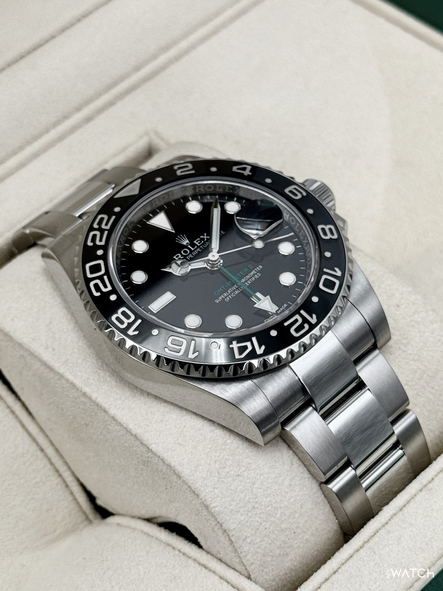 2019 Rolex GMT-Master II 40mm 116710LN Stainless Steel Black Dial - MyWatchLLC
