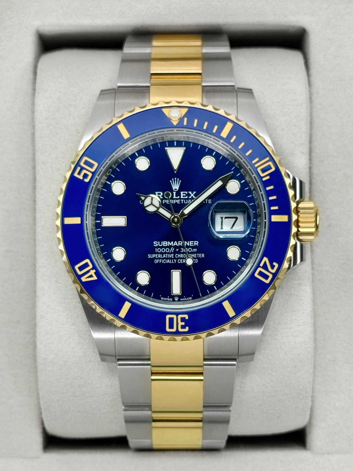 2026 Rolex Submariner Bluesy 41mm 126613LB Two-Tone Blue Dial