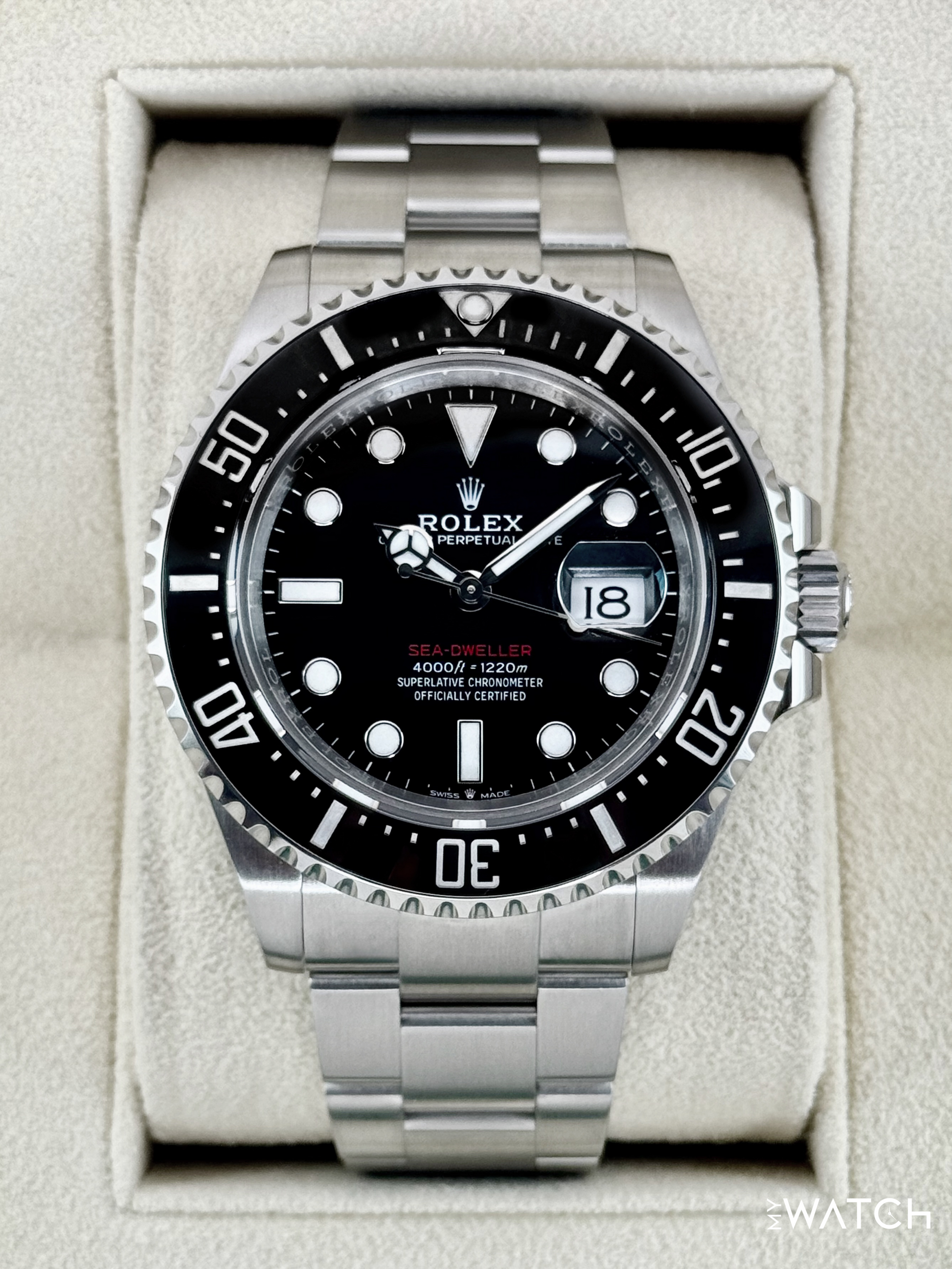 2024 Rolex Sea-Dweller 43mm 126600 Black Dial - MyWatchLLC