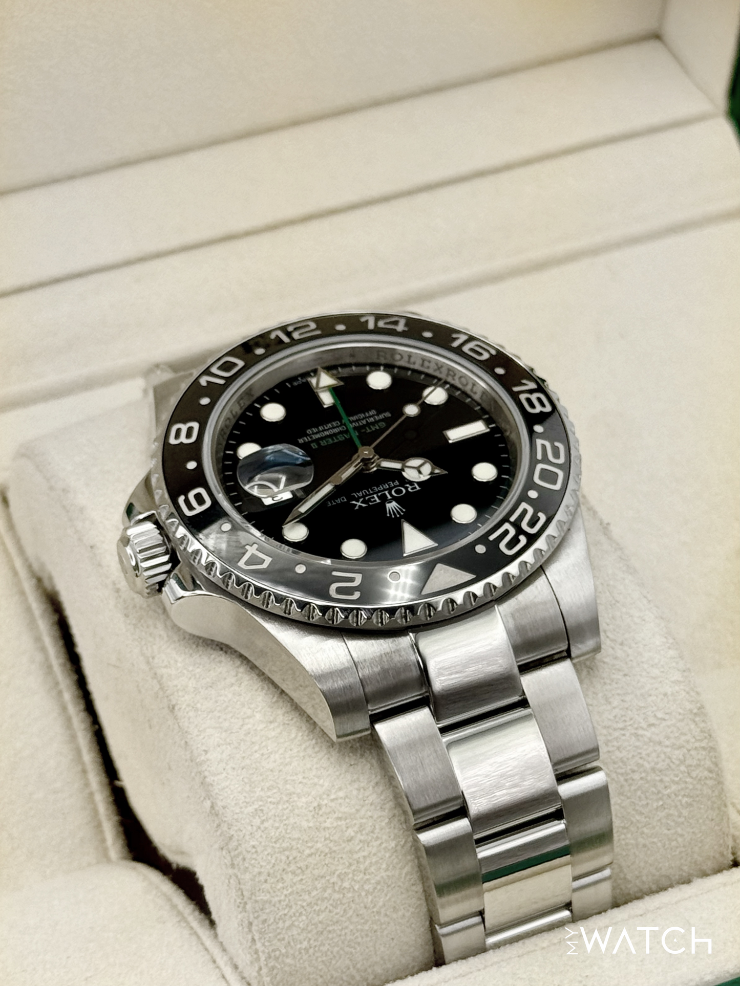 2007 Rolex GMT-Master II 40mm 116710LN Stainless Steel Black Dial