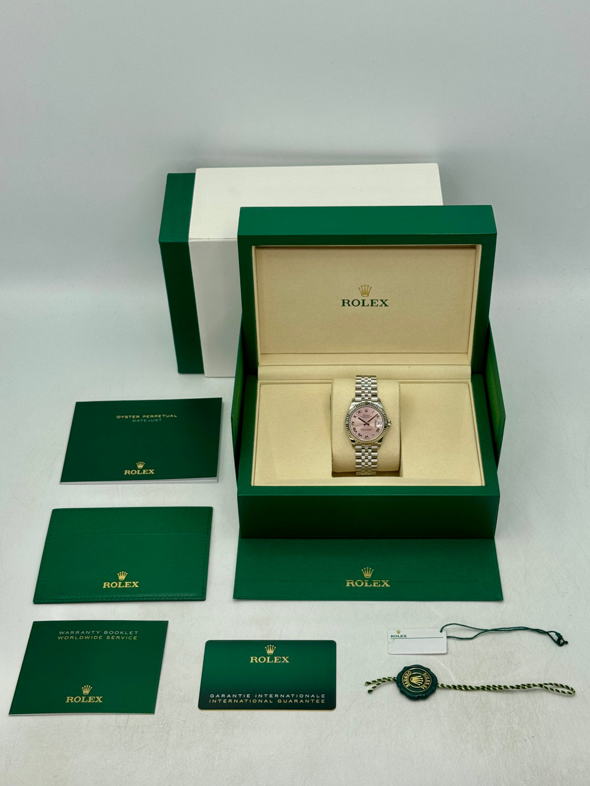 NEW 2026 Rolex Datejust 31mm 278274 Stainless Steel Jubilee Pink Dial