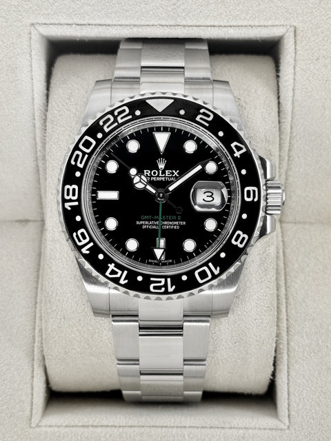 2018 Rolex GMT-Master II 40mm 116710LN Stainless Steel Black Dial