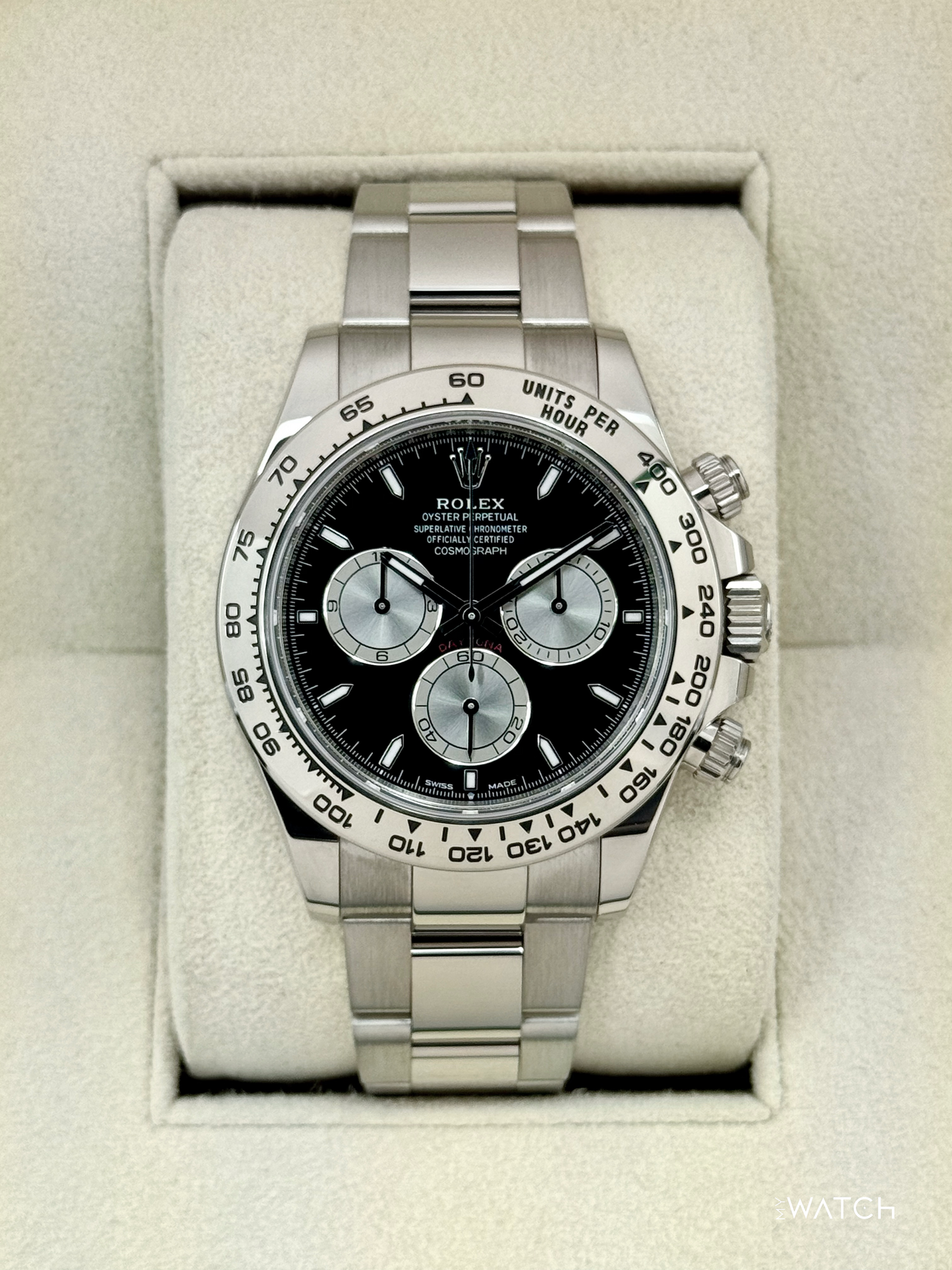 2024 Rolex Daytona 40mm 126509 White Gold Black Dial