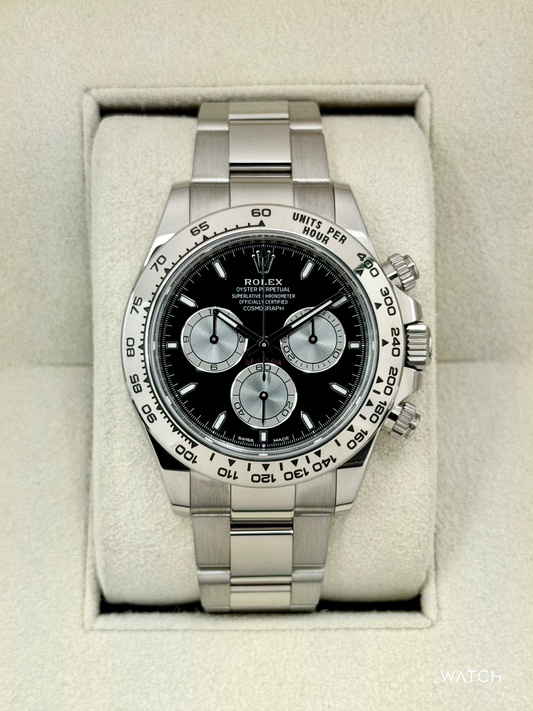 2024 Rolex Daytona 40mm 126509 White Gold Black Dial