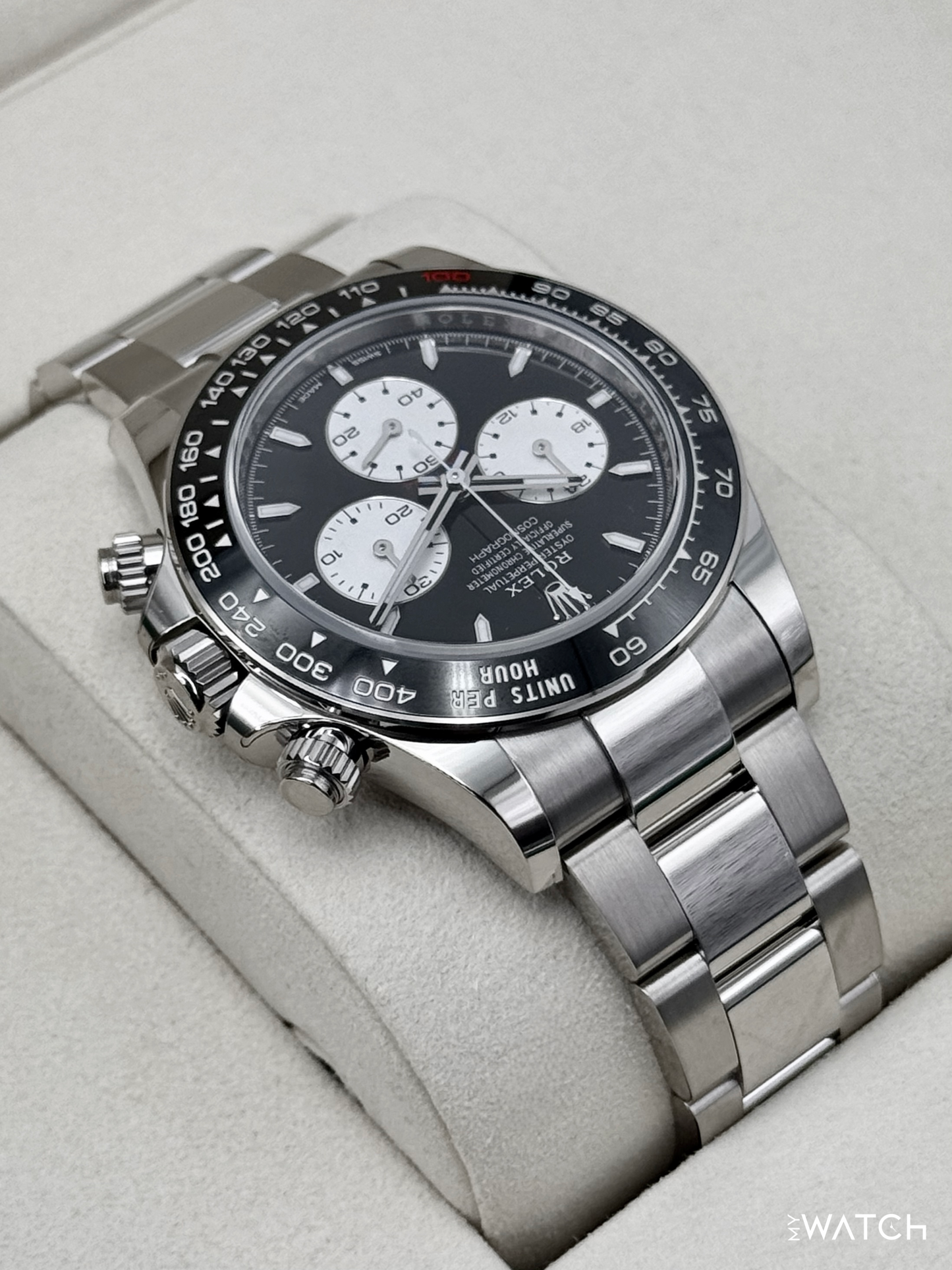 NEW Rolex Daytona "Le Mans" 40mm 126529LN White Gold Black Dial - MyWatchLLC