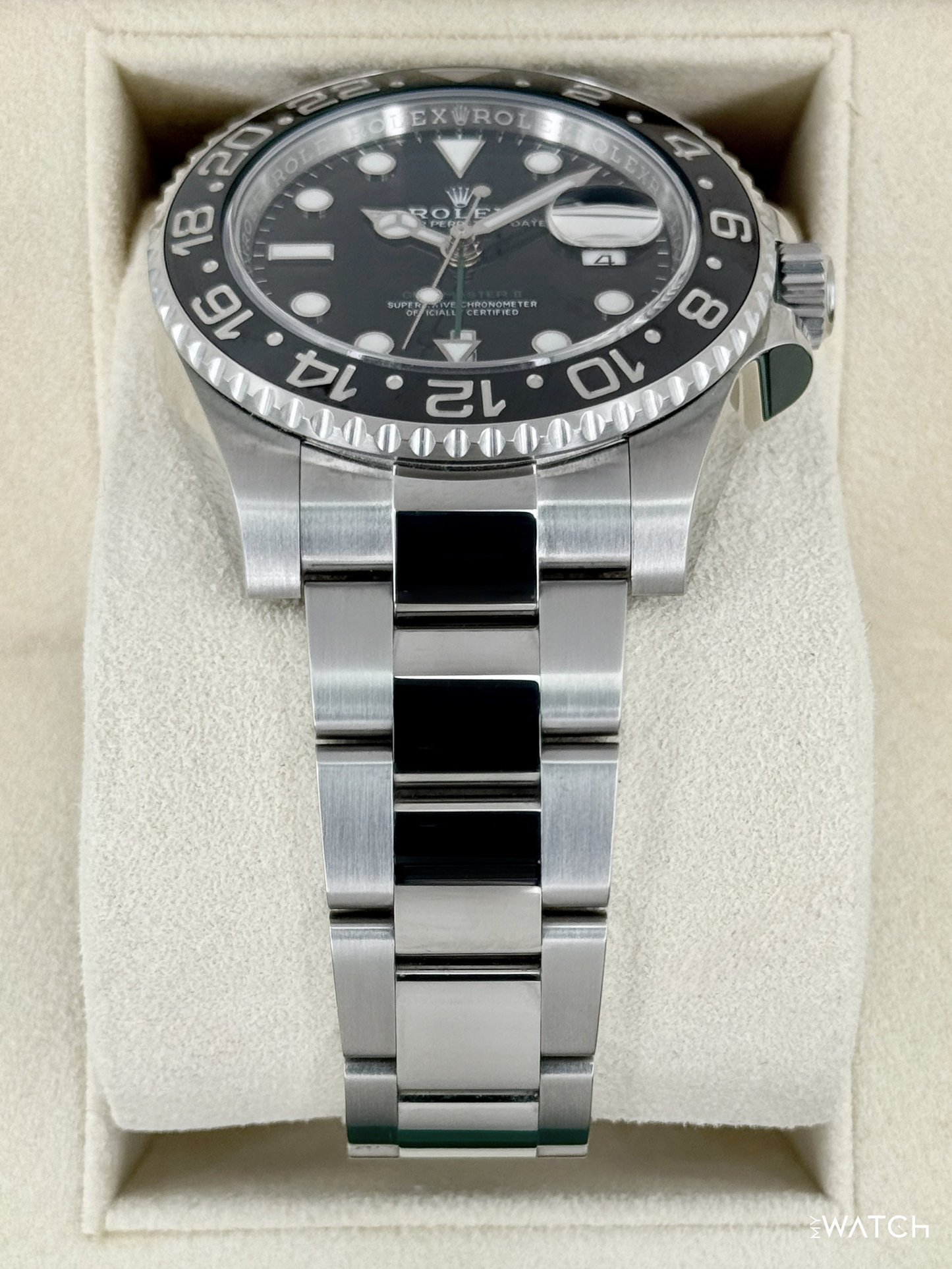 2018 Rolex GMT-Master II 40mm 116710LN Stainless Steel Black Dial - MyWatchLLC