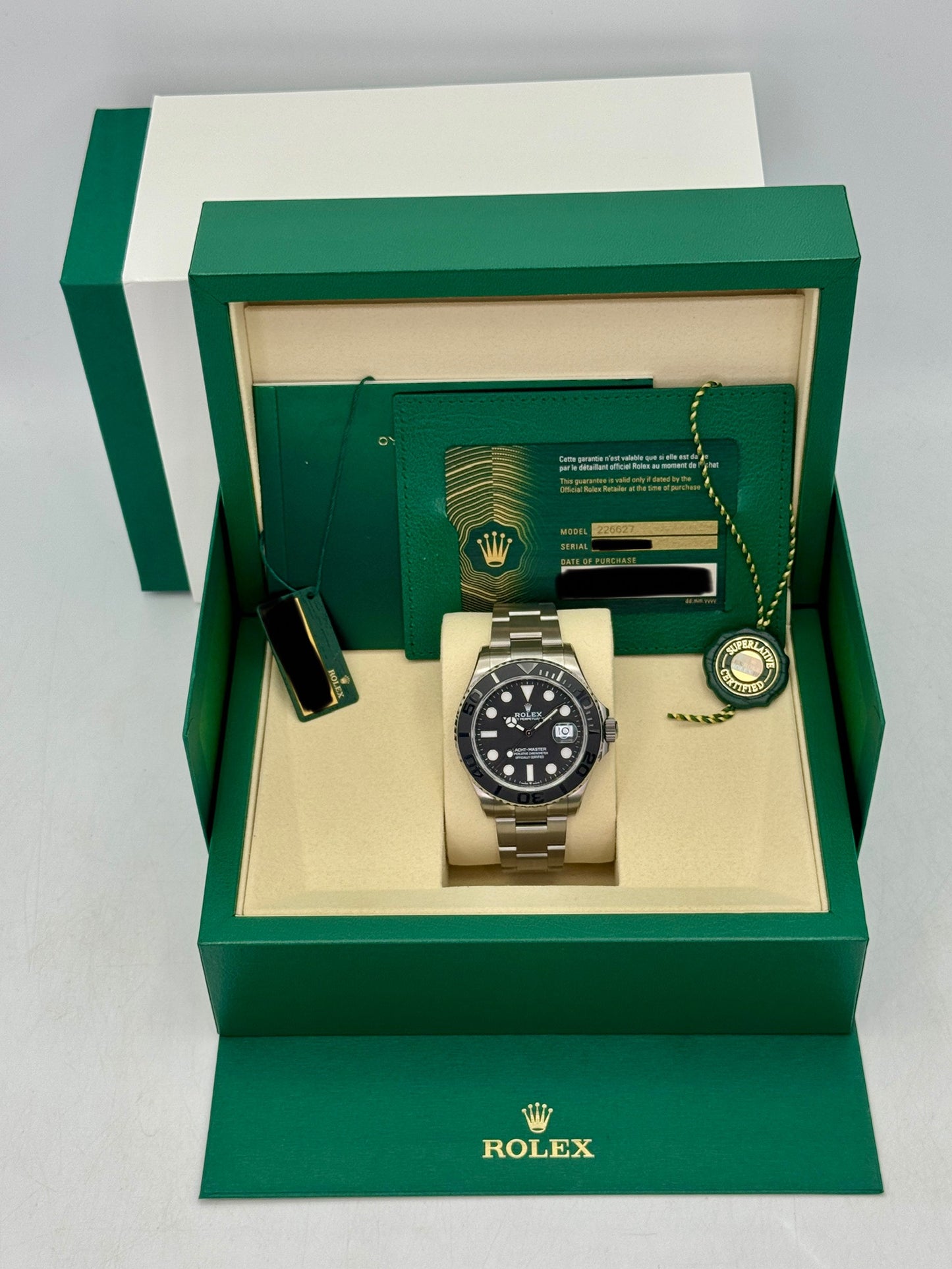 NEW 2026 Rolex Yacht-Master 42mm 226627 Titanium (NEW STYLE CARD)