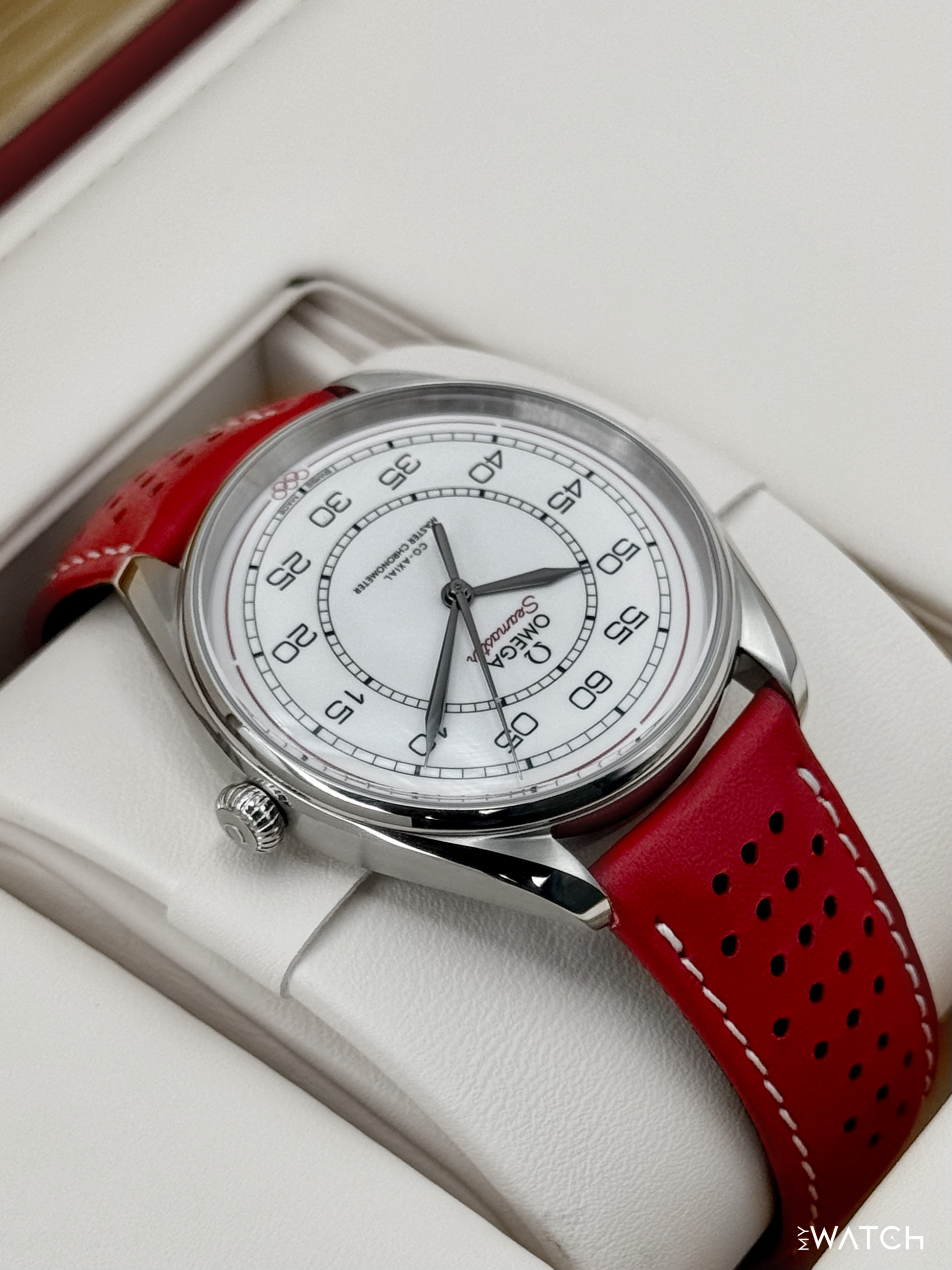 NEW 2026 Omega Olympic Official Timekeeper 39.5mm 522.32.40.20.04.004 White Dial - MyWatchLLC