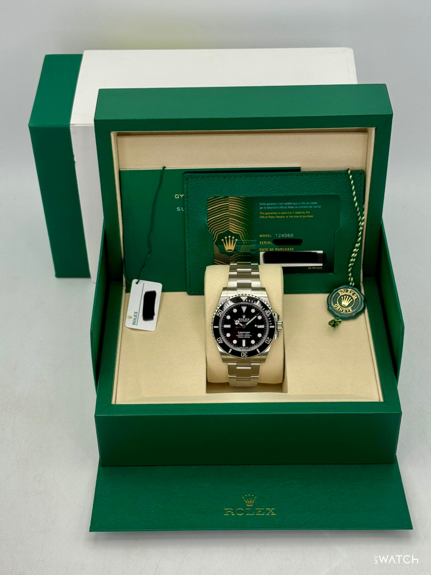 NEW 2026 Rolex Submariner 41mm 124060 Stainless Steel Black Dial - STICKERED