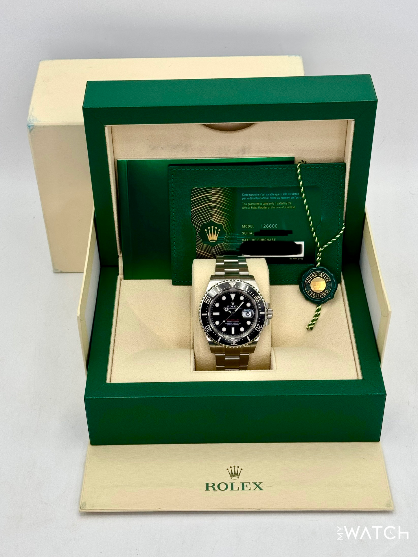 2024 Rolex Sea-Dweller 43mm 126600 Black Dial - MyWatchLLC