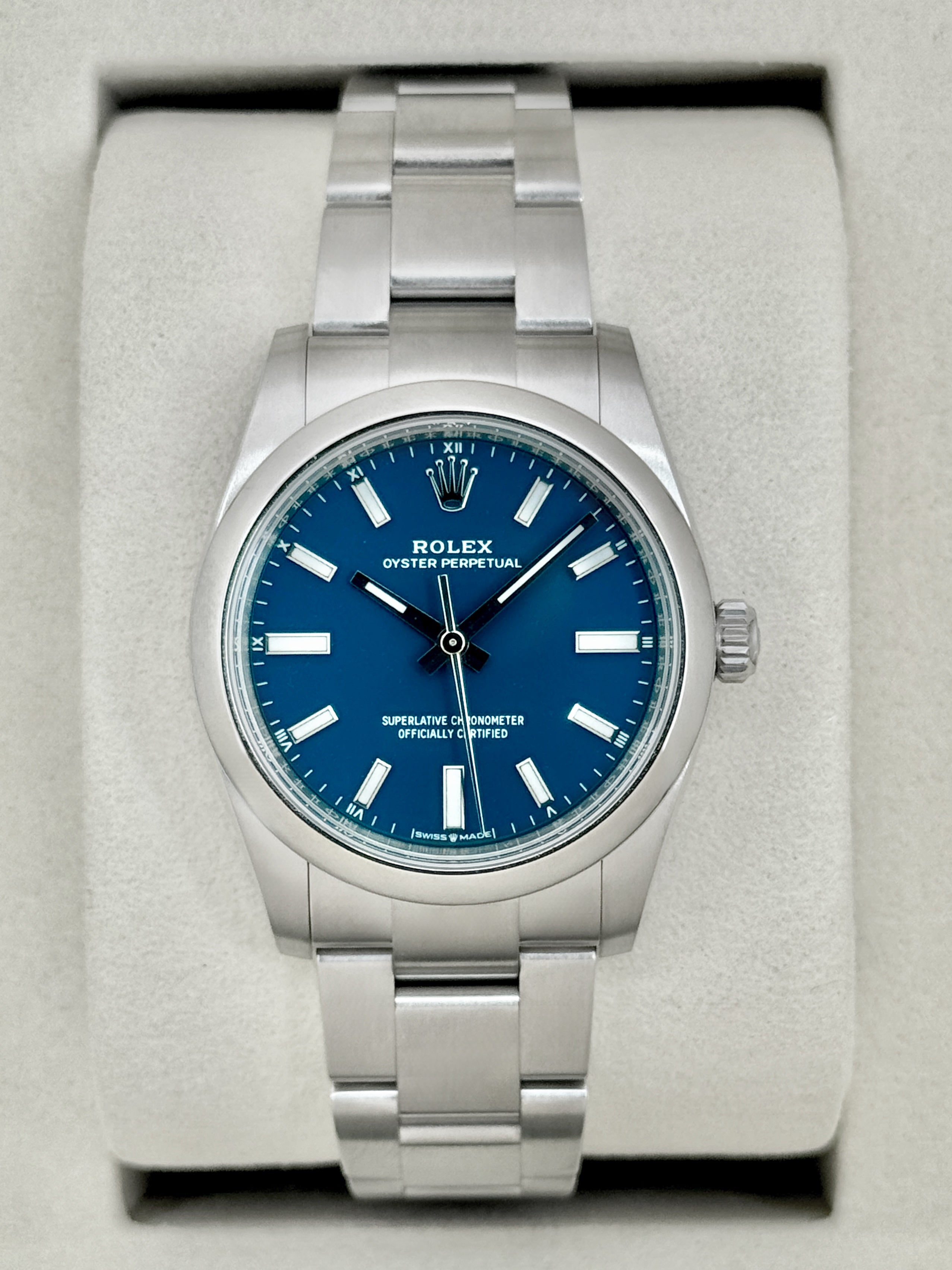 NEW 2026 Rolex Oyster Perpetual 31mm 277200 Med Blue Dial | My